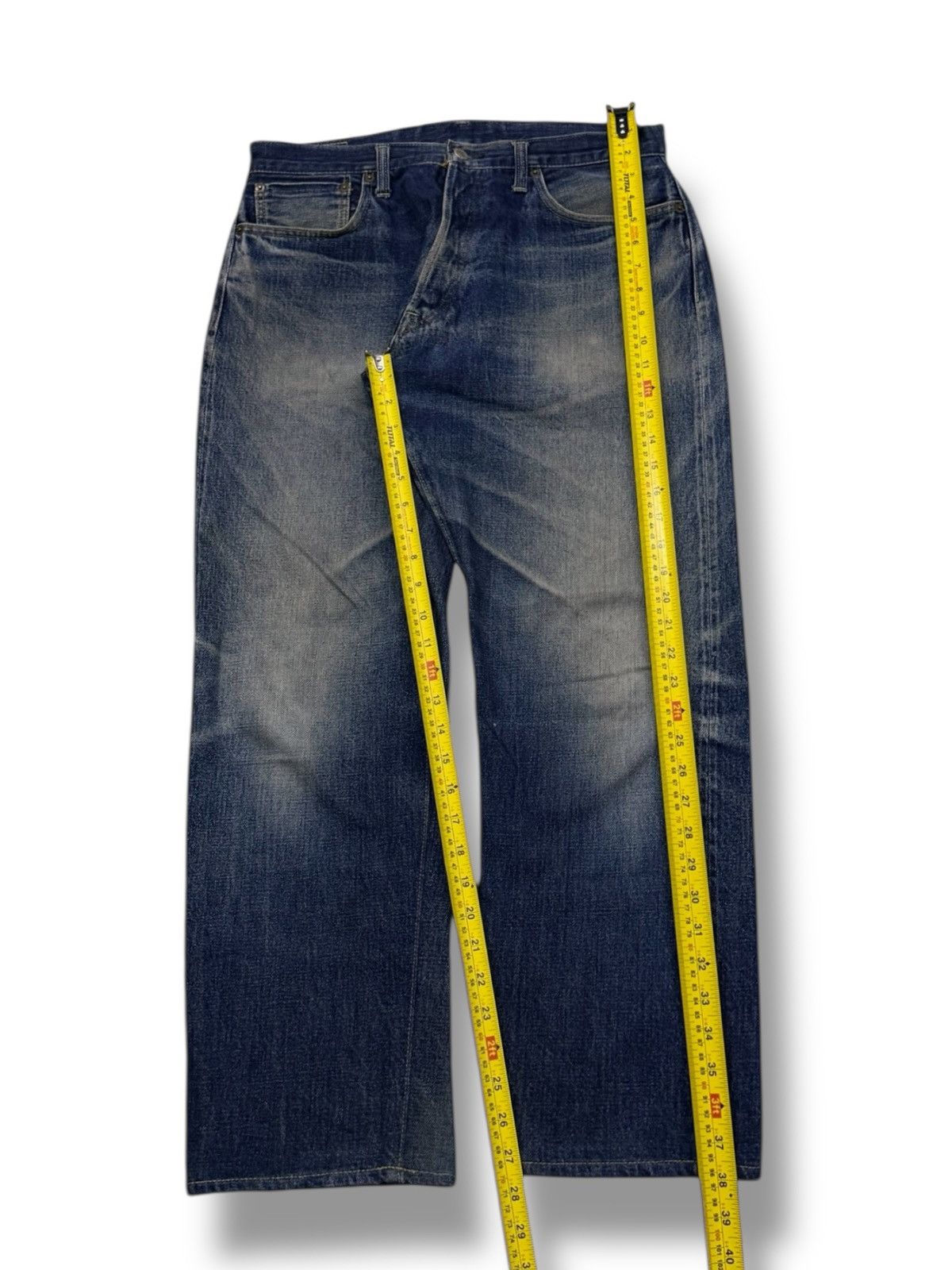 Denime Vintage 90s Denime Selvedge Denim Jeans Made in Japan | W33 Size US 33 - 17 Thumbnail