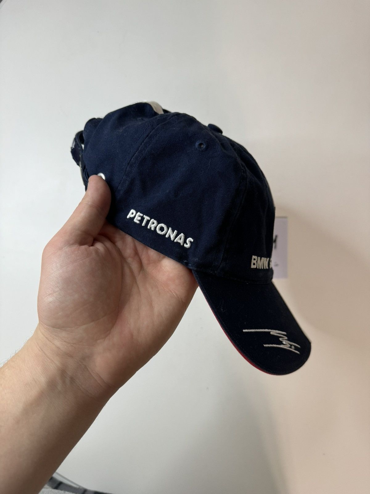 BMW Bmw Sauber F1 team vintage cap hat Size ONE SIZE - 4 Thumbnail