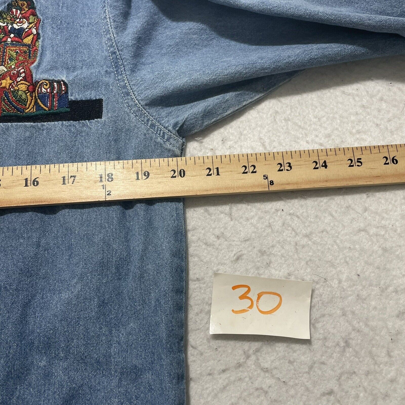 Vintage Vintage Bobbie Brooks Button Up Denim Shirt Christmas Toys Size S / US 4 / IT 40 - 7 Thumbnail