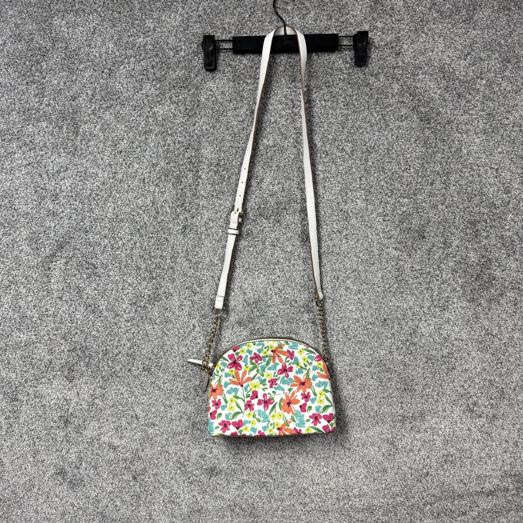 Nanette Lepore Nanette Lepore Crossbody Bag Small Floral Faux Leather Chain Strap Spring Summer Size ONE SIZE - 2 Thumbnail