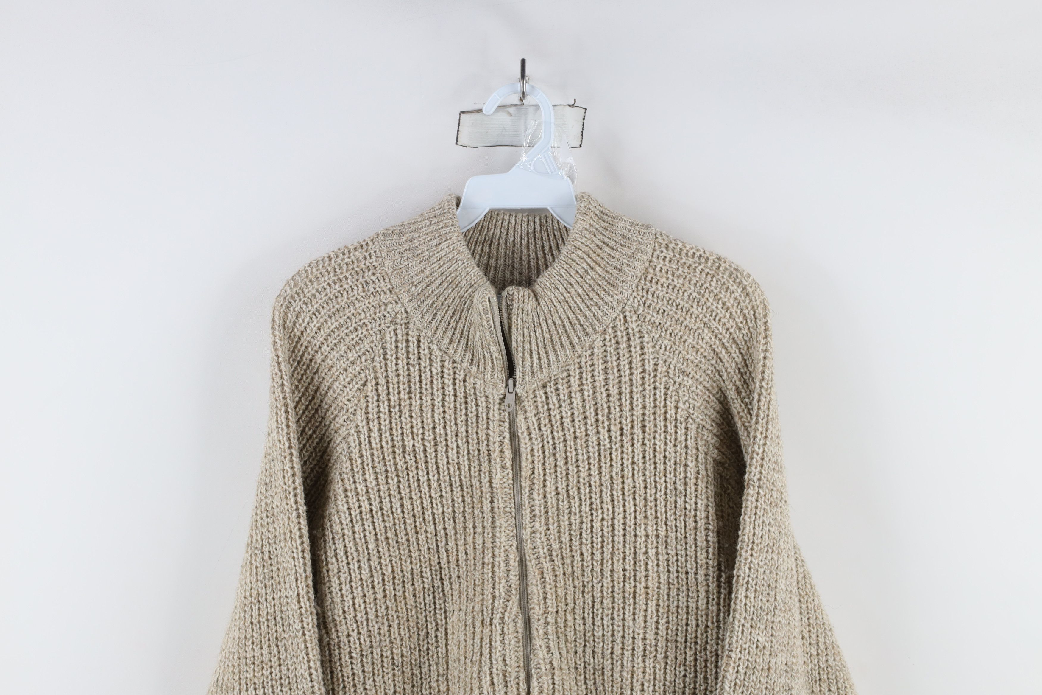 Orvis × Vintage Vintage 70s Orvis Leather Trim Elbow Patch Zip Sweater USA Size US S / EU 44-46 / 1 - 2 Thumbnail