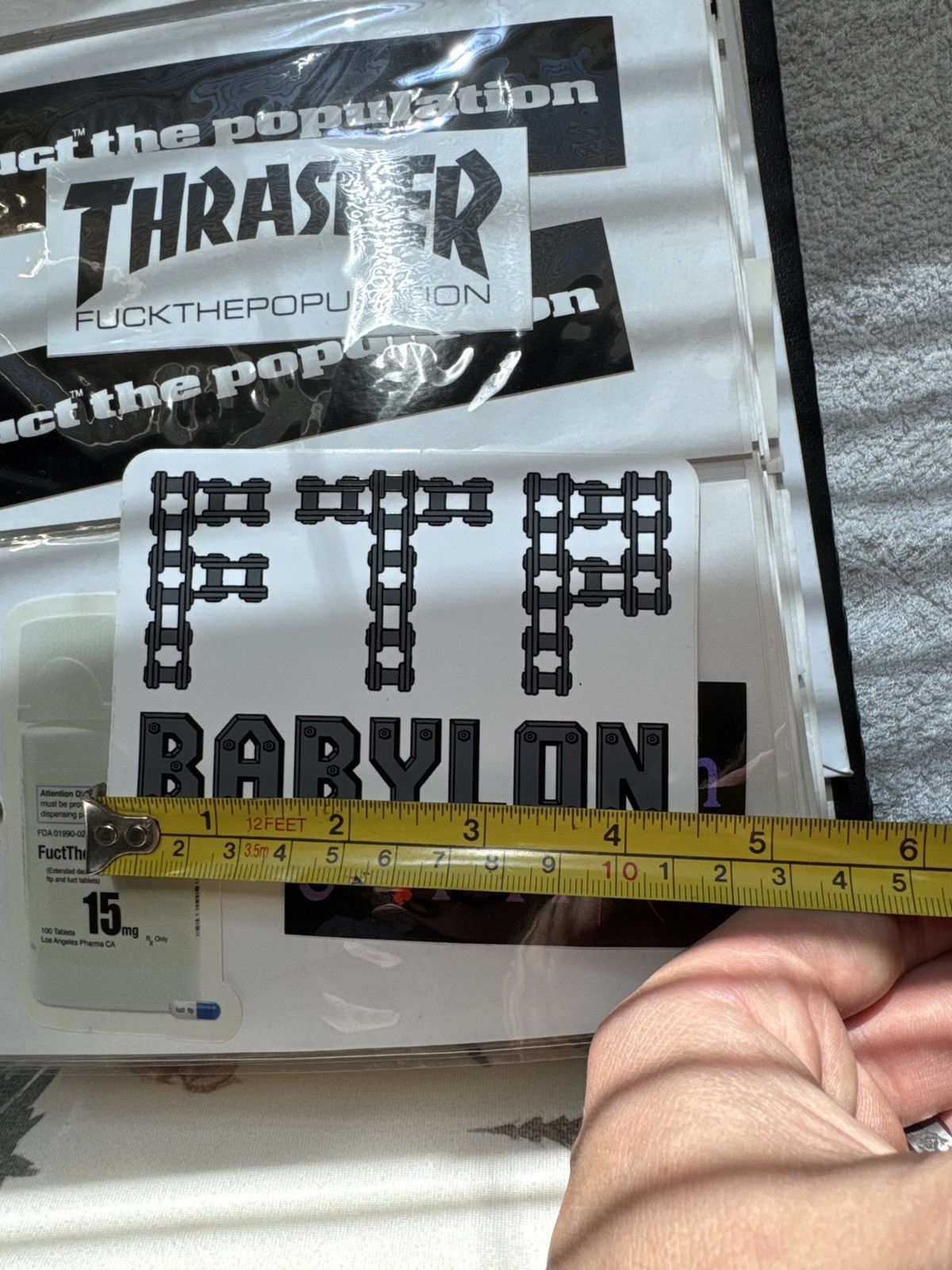 Babylon × Fuck The Population FTP x Babylon Chain Sticker Size ONE SIZE - 3 Thumbnail