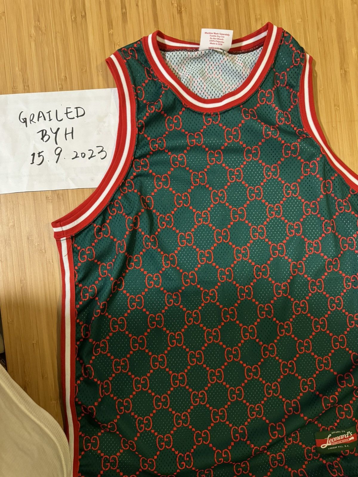 Gucci × Market Chinatown Market x Leonard parody Gucci monogram Tank top Size US M / EU 48-50 / 2 - 8 Thumbnail