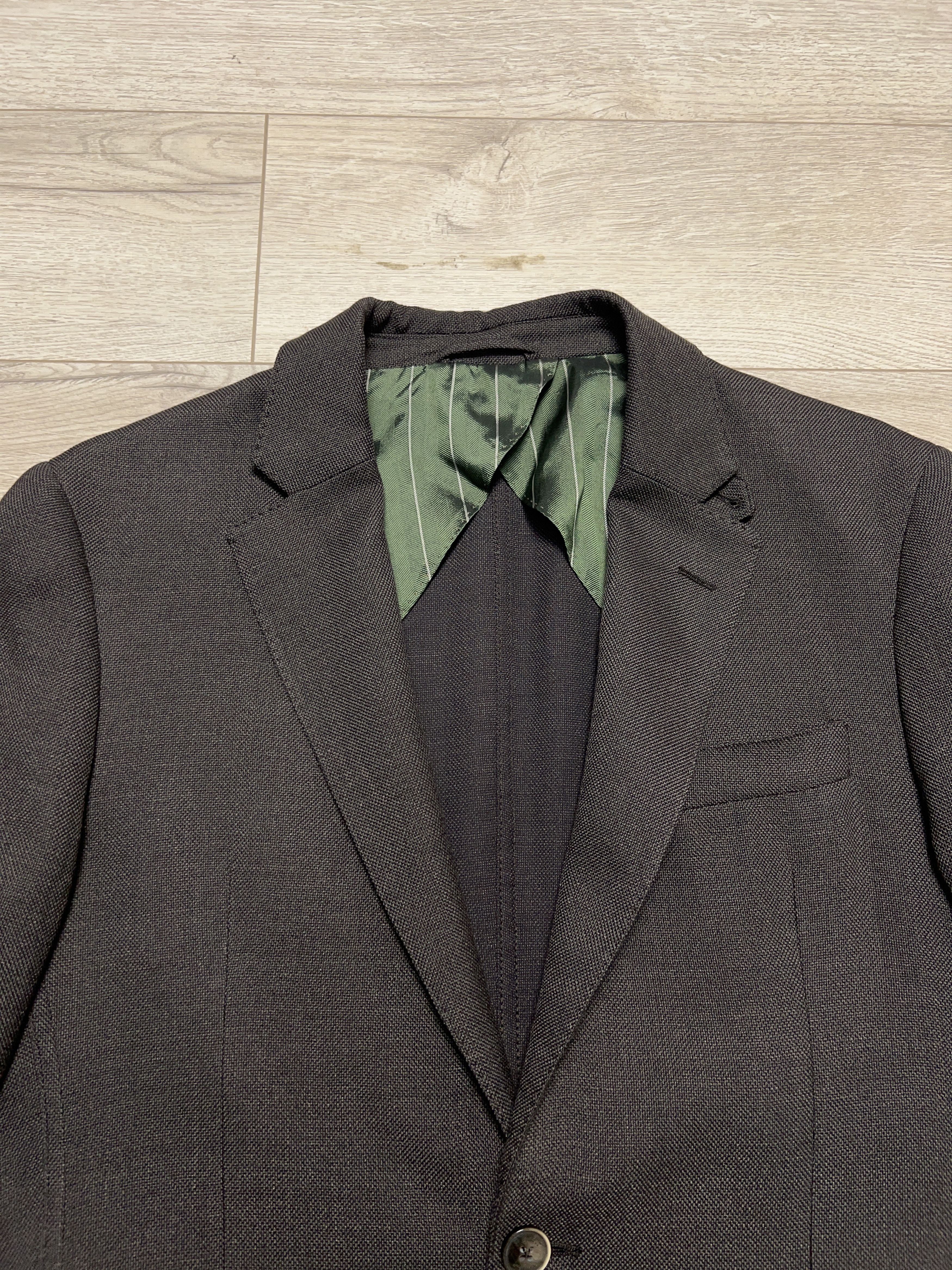 Hackett × Loro Piana Mens London Mayfair Hopsack Blazer Sport Coat Jacket Size 38R - 4 Thumbnail
