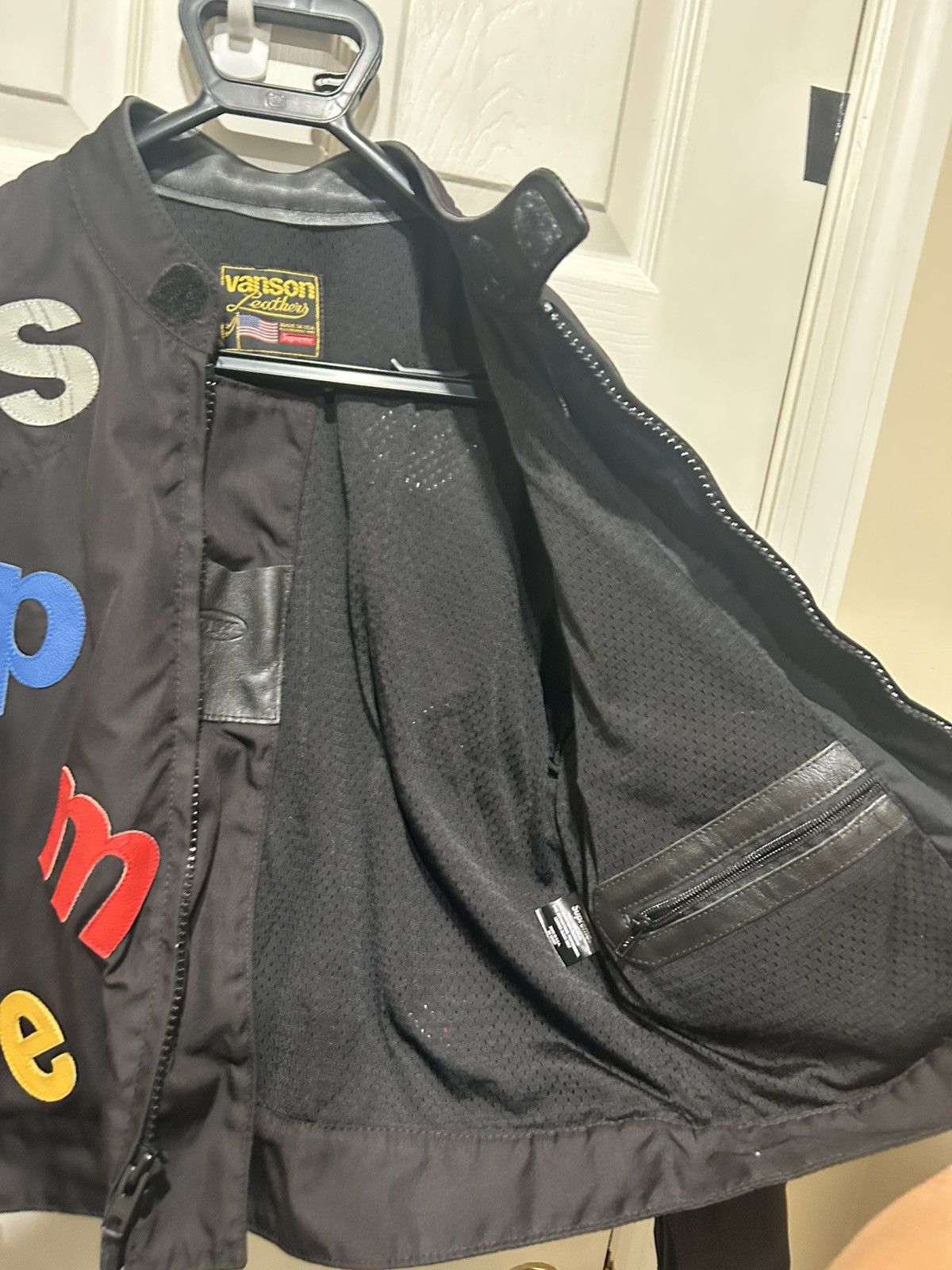 Supreme × Vanson Leathers Supreme x Vanson Leathers Letters Cordura Jacket Size US M / EU 48-50 / 2 - 6 Thumbnail