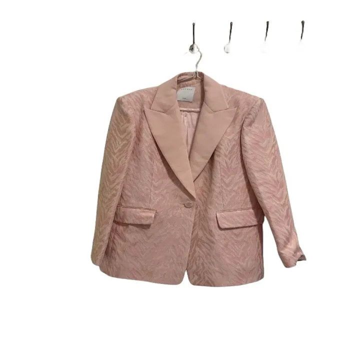 Sandro Sandro Pink Stylish Loose Classic Blazer 0079 Size S / US 4 / IT 40 - 1 Thumbnail