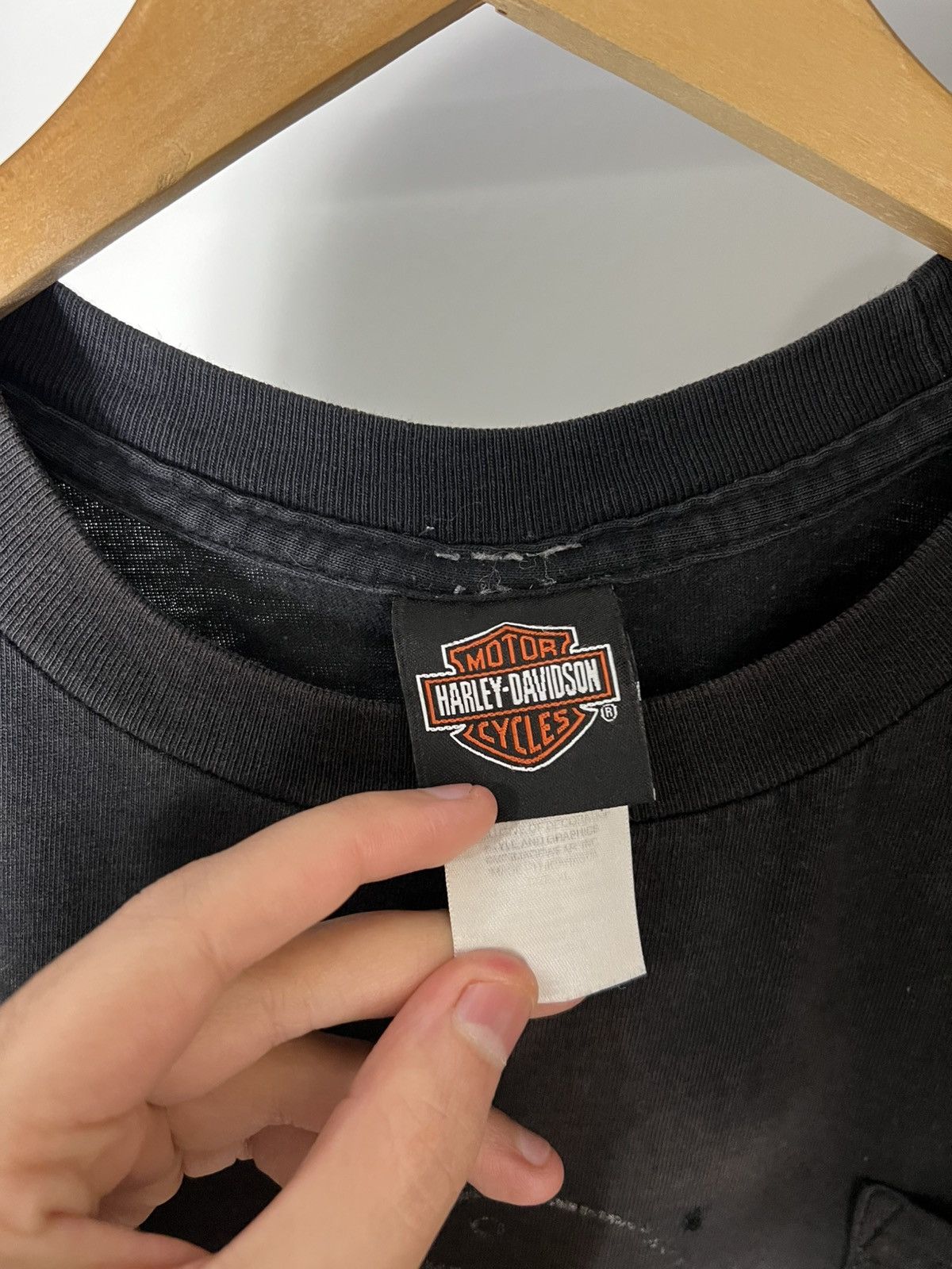 Harley Davidson VINTAGE HARLEY DAVIDSON MOTORCYCLE RETRO T-SHIRT BIKE 90s Size US L / EU 52-54 / 3 - 7 Thumbnail