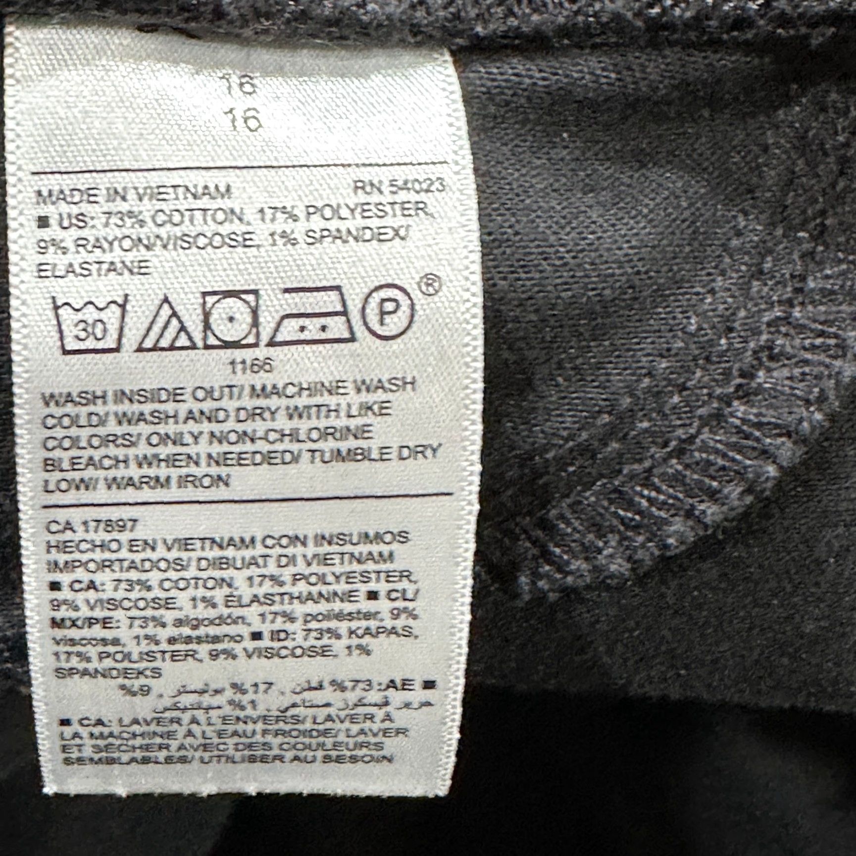 Old Navy VINTAGE Old Navy Rockstar Skinny Jeans Gray 16 Mid Rise Distressed Stretch Denim Women Adult Regular Pull On Jeans Boys Girls Mens Size 38" / US 16 / IT 52 - 6 Thumbnail