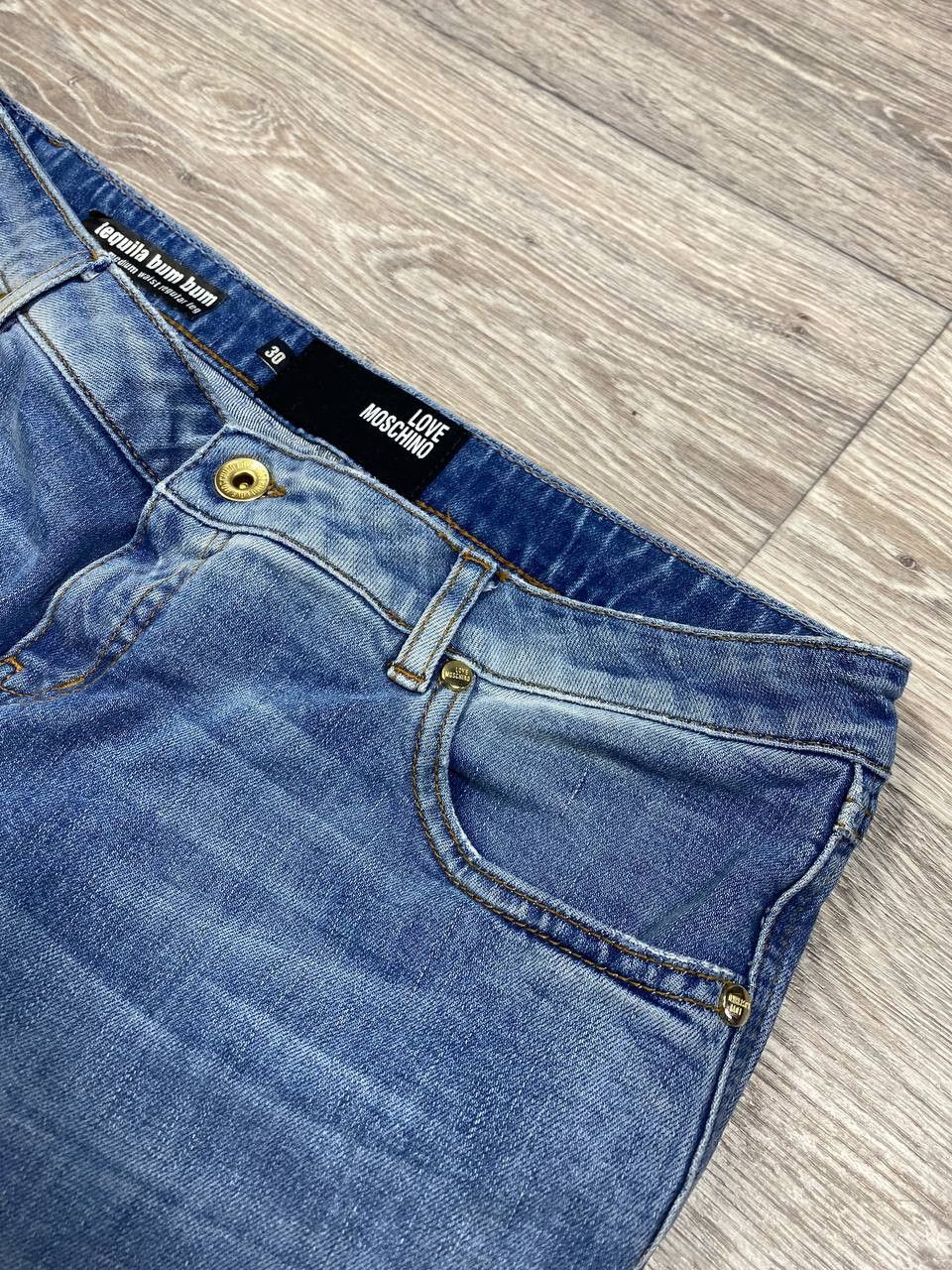 Love Moschino Vintage y2kLove Moschino Tequila Bum Bum Jeans bell-bottom Size 30" / US 8 / IT 44 - 6 Thumbnail