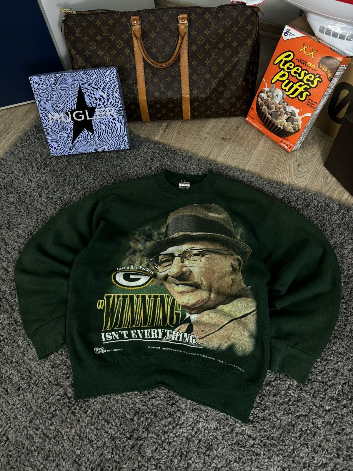 90s NFL Sweatshirt Vince Lombardi Pro Player Super Bowl