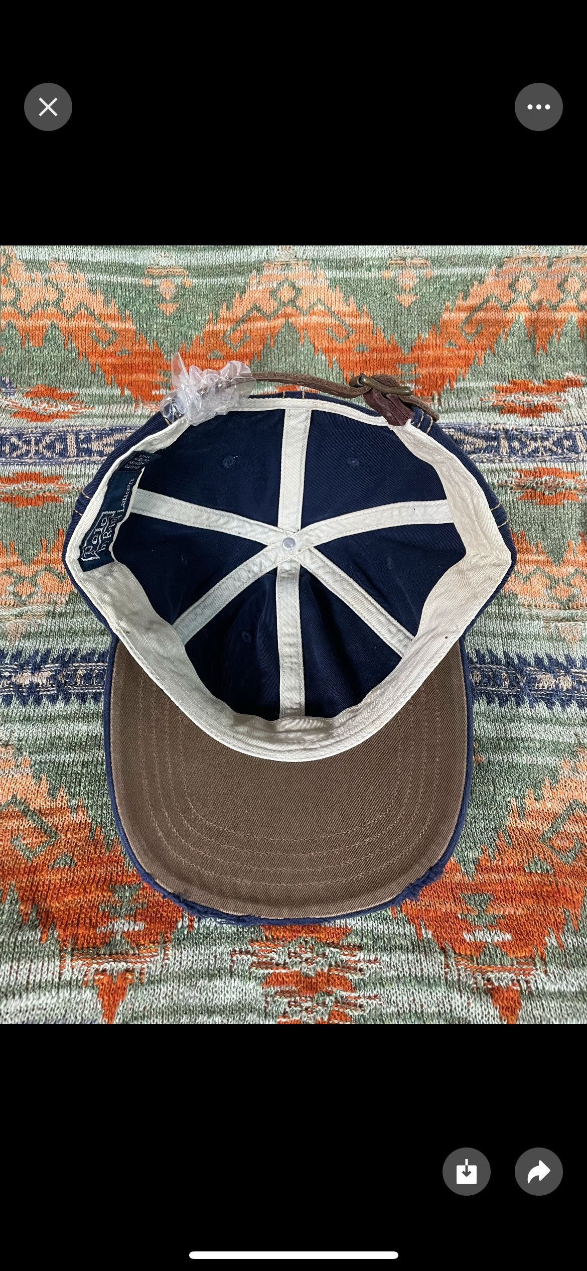 Polo Ralph Lauren Polo Ralph Lauren Pony Thick Baseball Cap Hat Size ONE SIZE - 6 Thumbnail