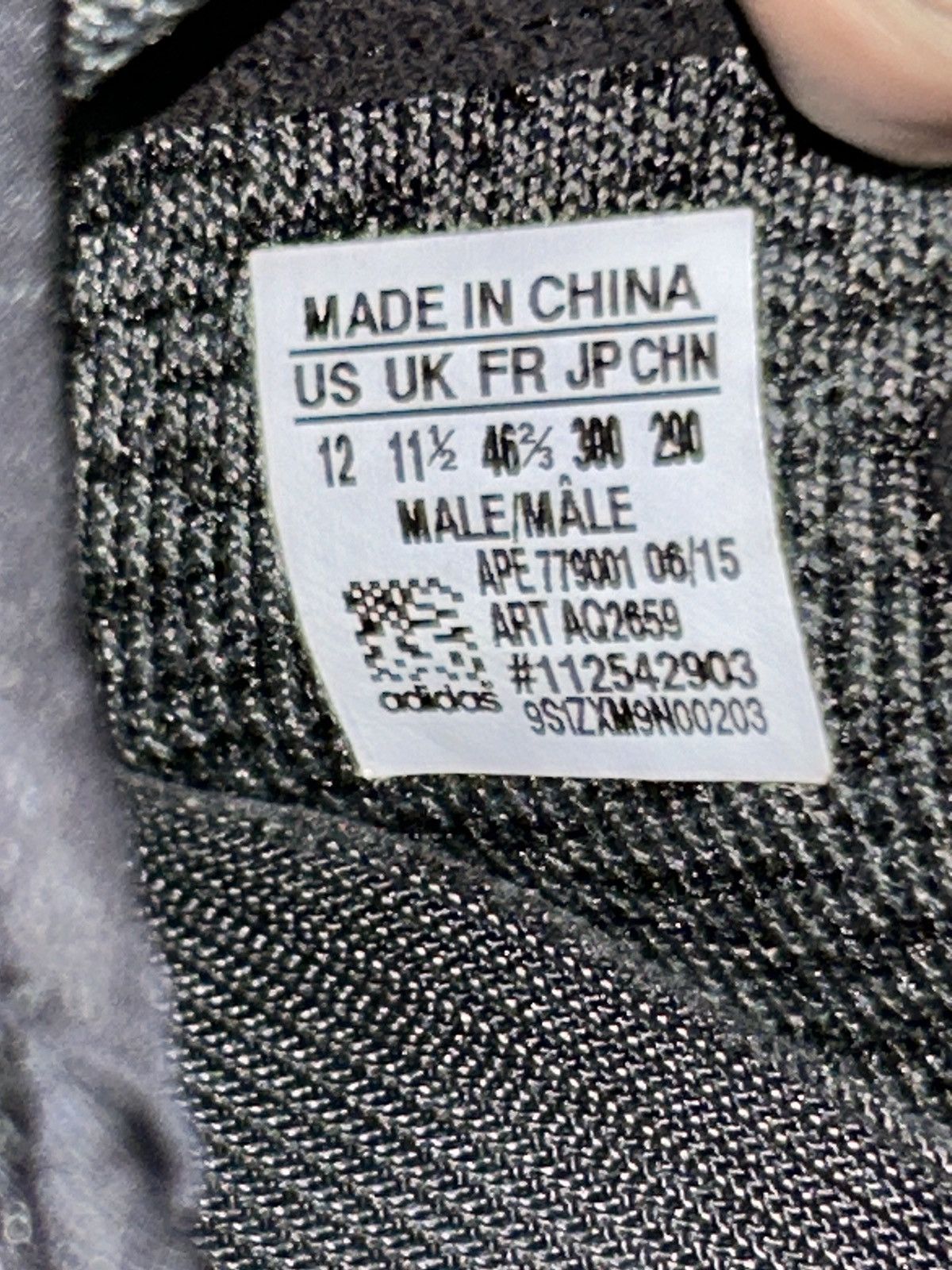 Adidas adidas Yeezy Boost 350 Pirate Black (2015) AQ2659 size 12 Size US 12 / EU 45 - 10 Thumbnail