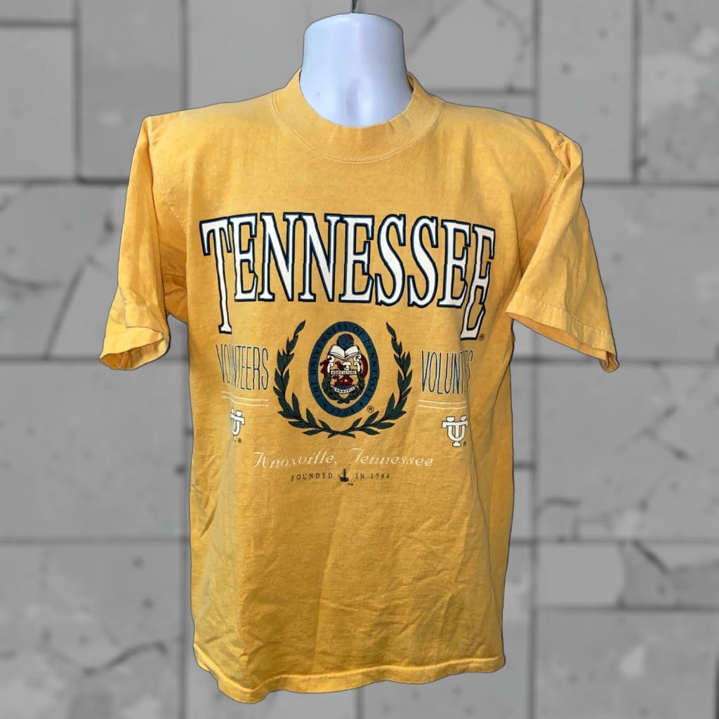 Vintage GALT SAND Shirt Tennessee Graphic Mens Yellow Short Sleeve Size M USA Made Size US M / EU 48-50 / 2 - 1 Thumbnail