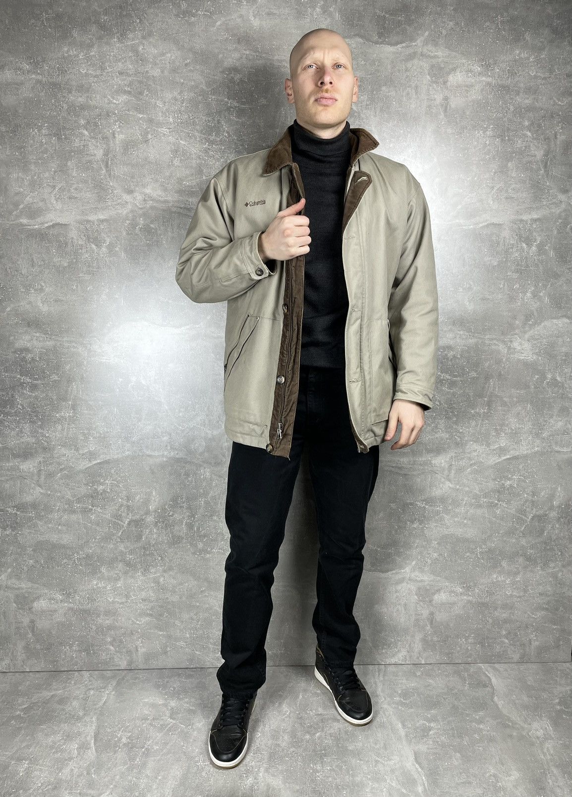 Columbia × Vintage Vintage Columbia American Lined Beige Outdoor Jacket Size US L / EU 52-54 / 3 - 4 Thumbnail
