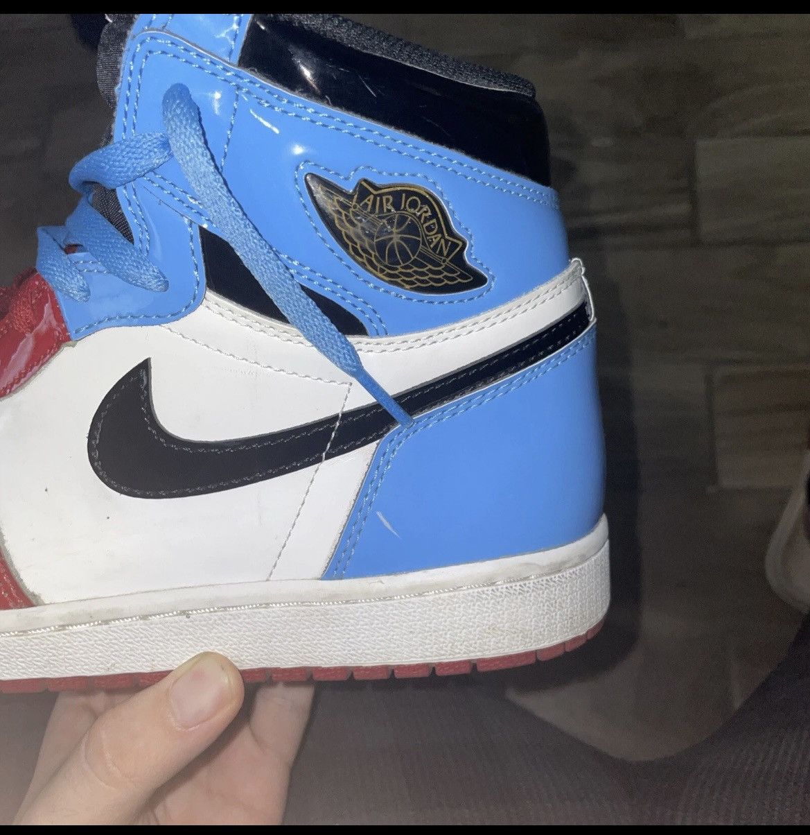 Nike Air jordan 1 High OG ‘Fearless’ (READ DESCRIPTION) Size US 10 / EU 43 - 8 Thumbnail