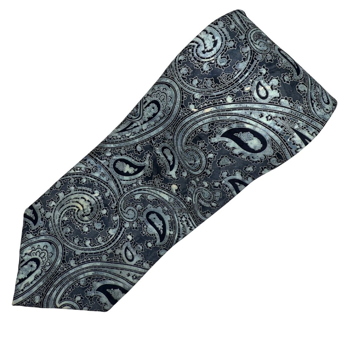 Ermenegildo Zegna Ermenegildo Zegna Silk Tie, Blue, Made in Italy, Like New Size ONE SIZE - 2 Thumbnail