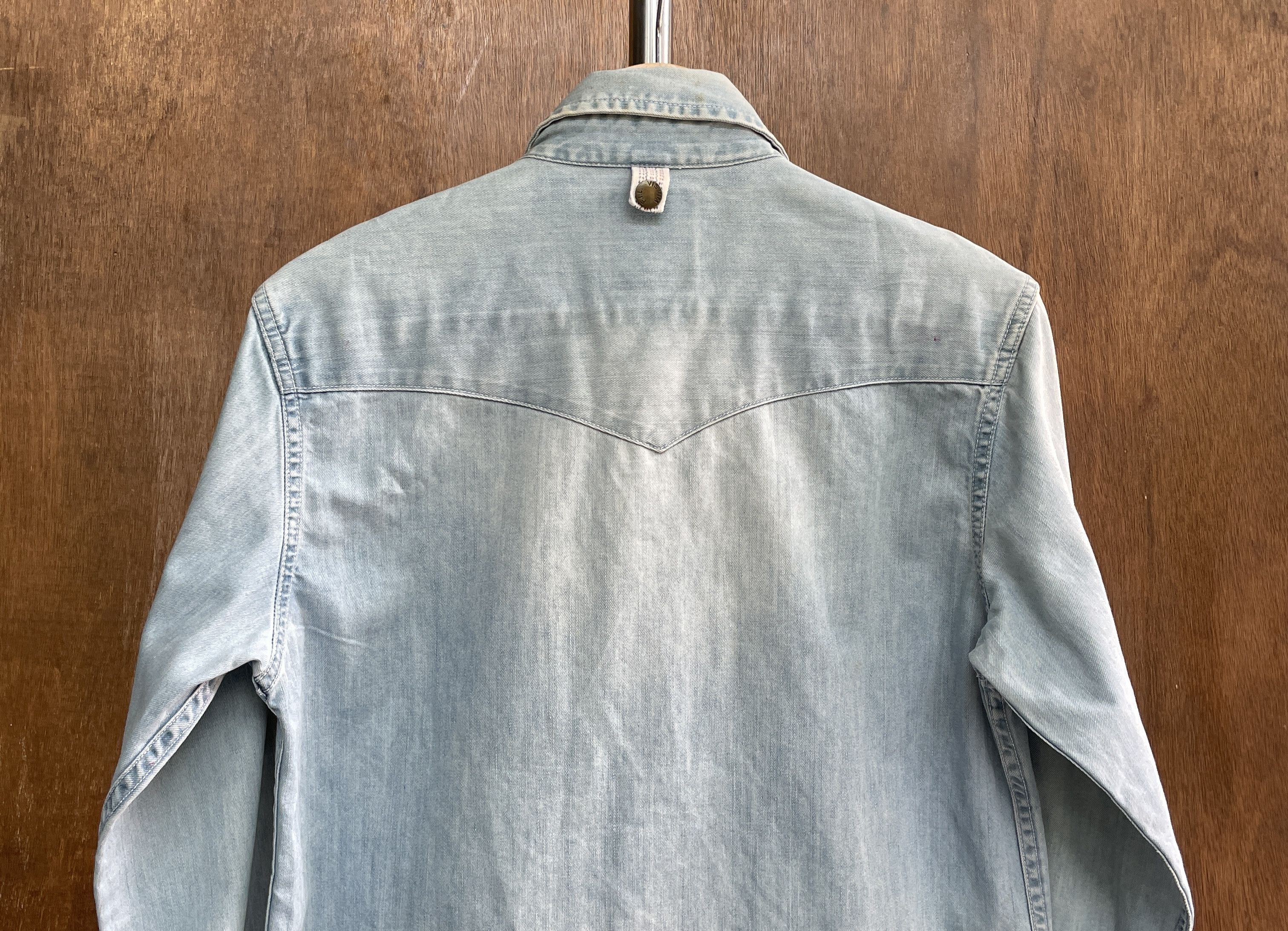 Visvim Visvim Western Shirt with Red Fabric Patch Size US S / EU 44-46 / 1 - 8 Thumbnail