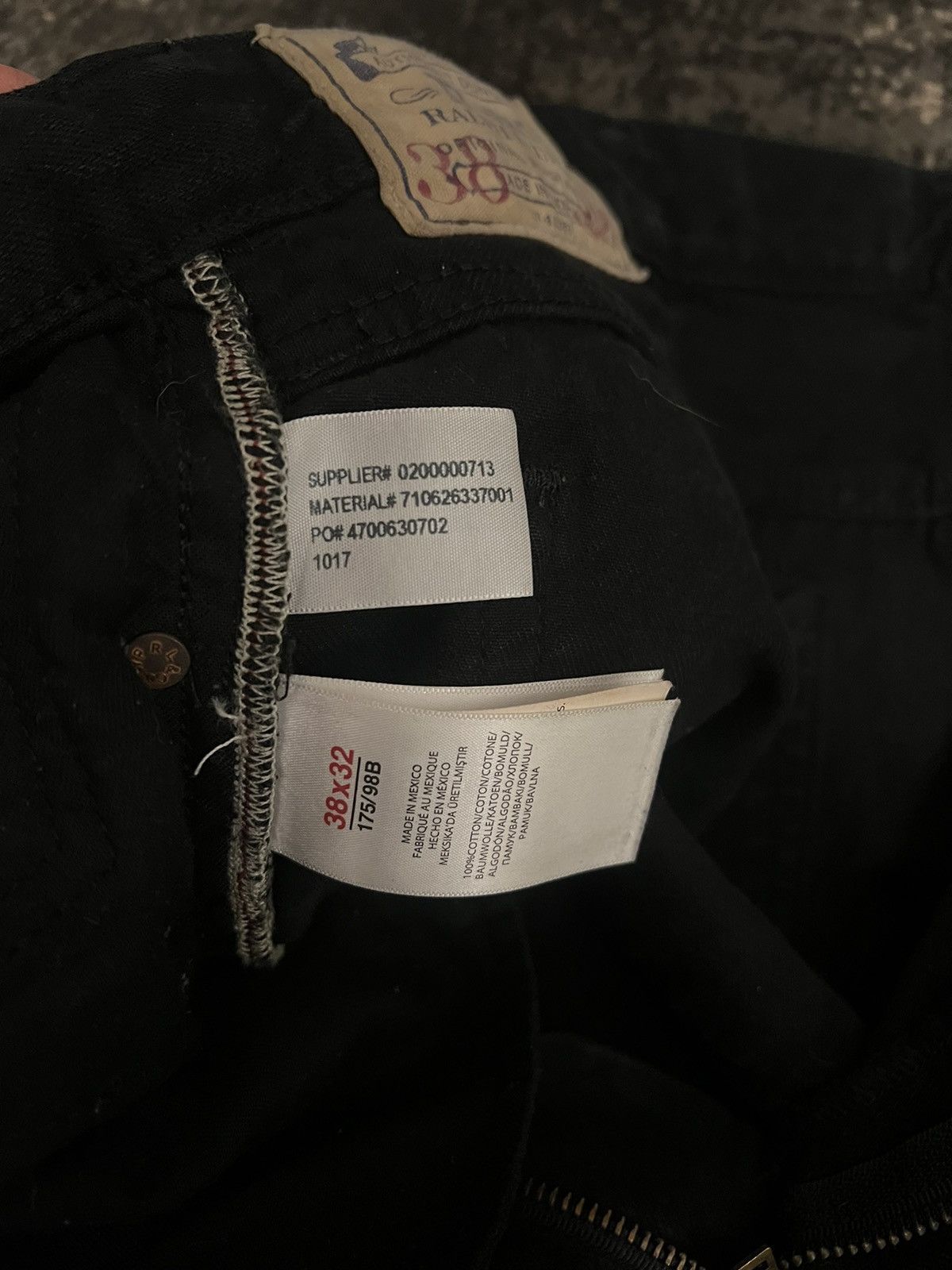 Polo Ralph Lauren Black Polo Ralph Lauren jeans. 9/10 great condition. Size US 38 / EU 54 - 4 Thumbnail
