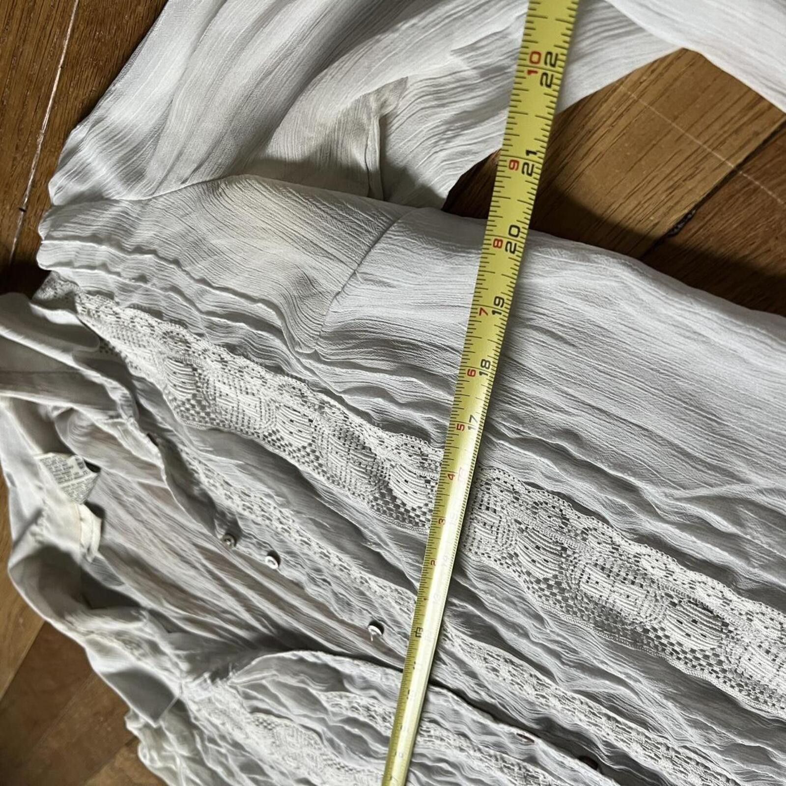 Other White Stag Women's Sheer Blouse Size XL / US 12-14 / IT 48-50 - 5 Thumbnail