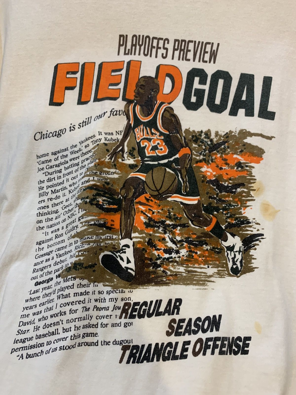 Other 90s Playoff Preview Chicago Bulls Jordan Size US L / EU 52-54 / 3 - 2 Thumbnail