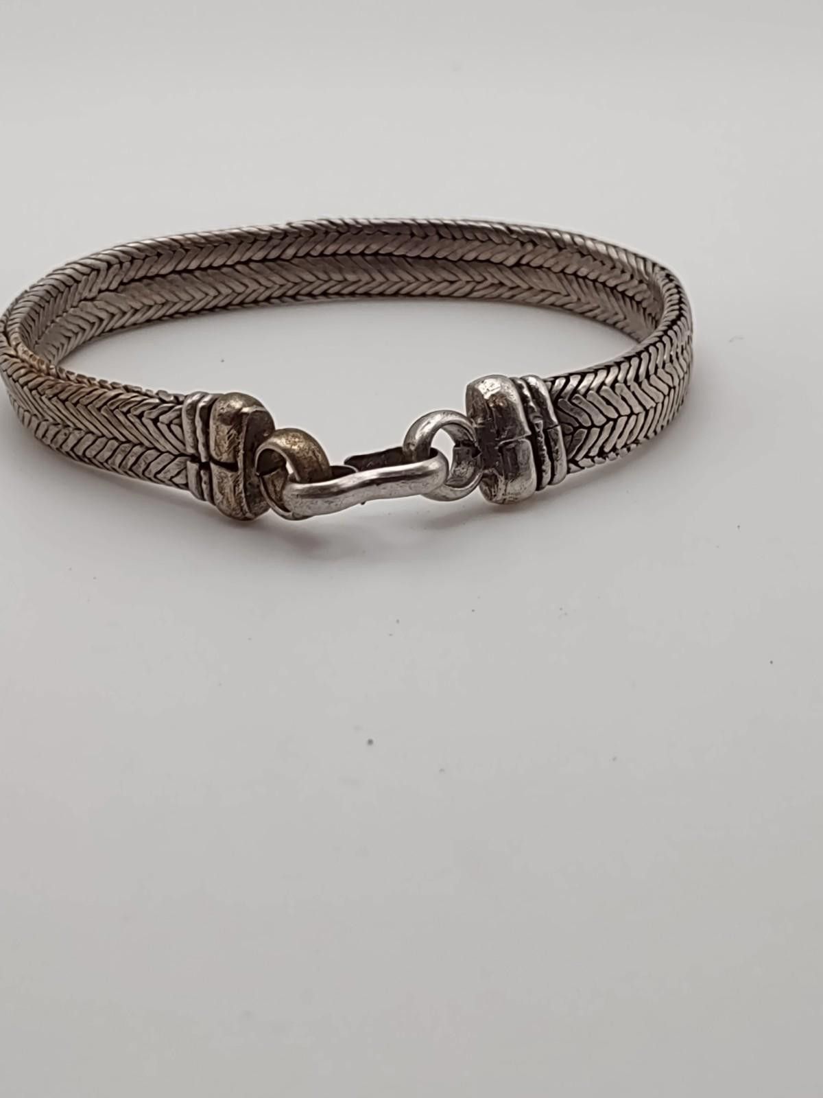 Studio D'Artisan Heavy Sterling Silver Woven Bracelet 8” 32.8g Artisan RA Size ONE SIZE - 1 Thumbnail