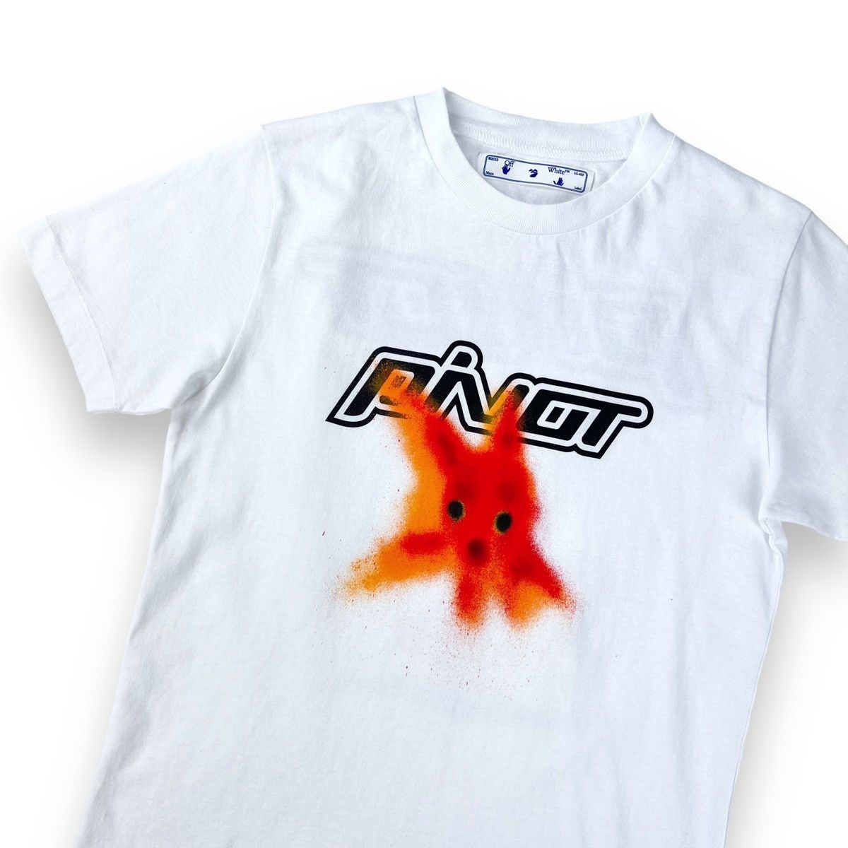 Off-White Off-White Pivot Fish T Shirt Size US S / EU 44-46 / 1 - 1 Thumbnail
