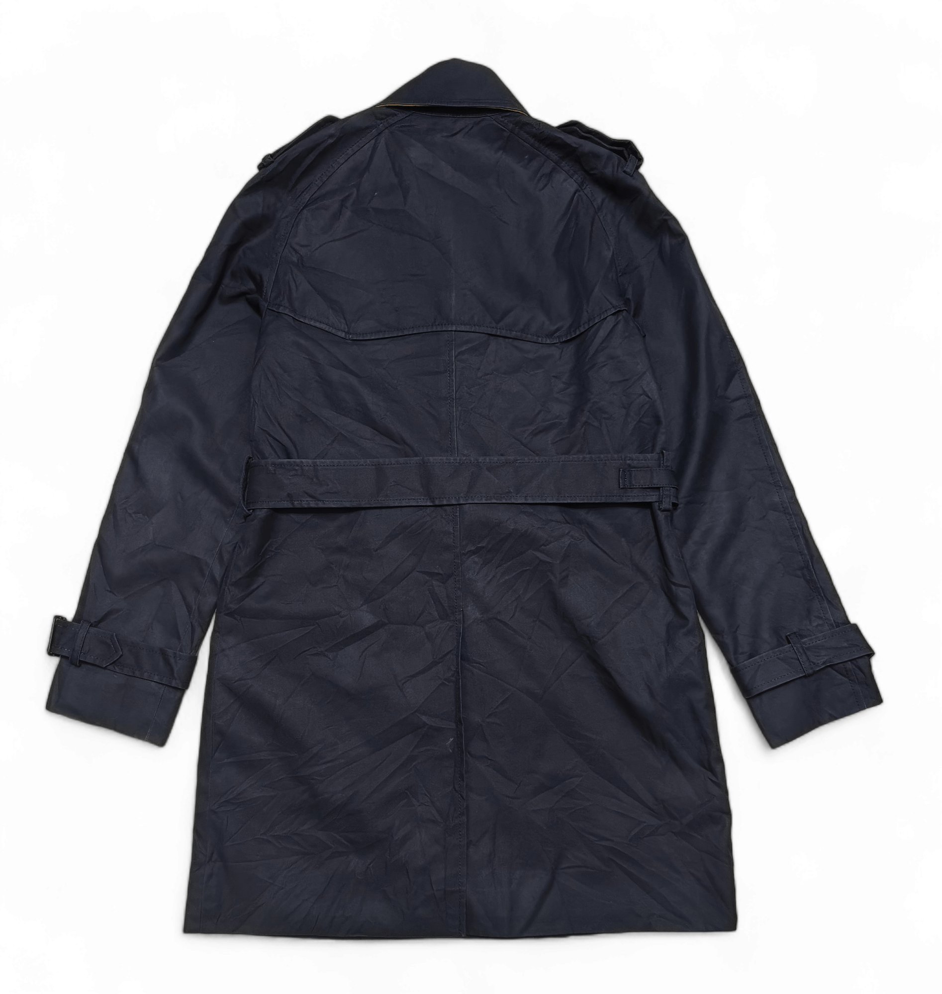 Coach Vintage COACH New York Navy Belted Trench Coat Size XS / US 0-2 / IT 36-38 - 4 Thumbnail