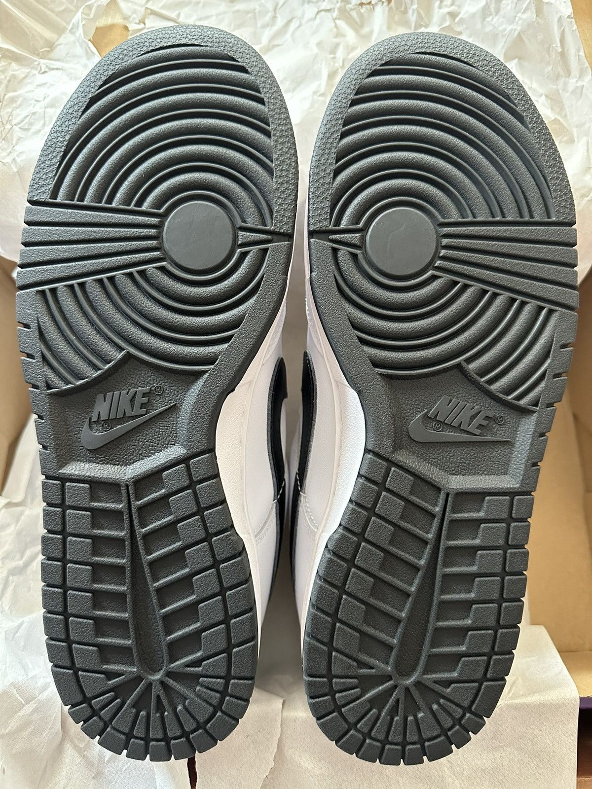 Nike Nike Dunk Low White Black Size US 7.5 / EU 40-41 - 5 Thumbnail