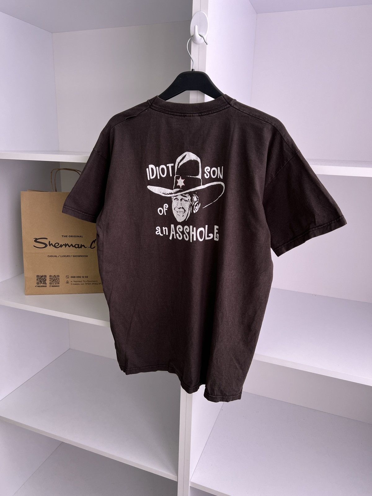 Band Tees × Vintage Vintage Nofx Logo Brown T-shirt Size US L / EU 52-54 / 3 - 13 Thumbnail