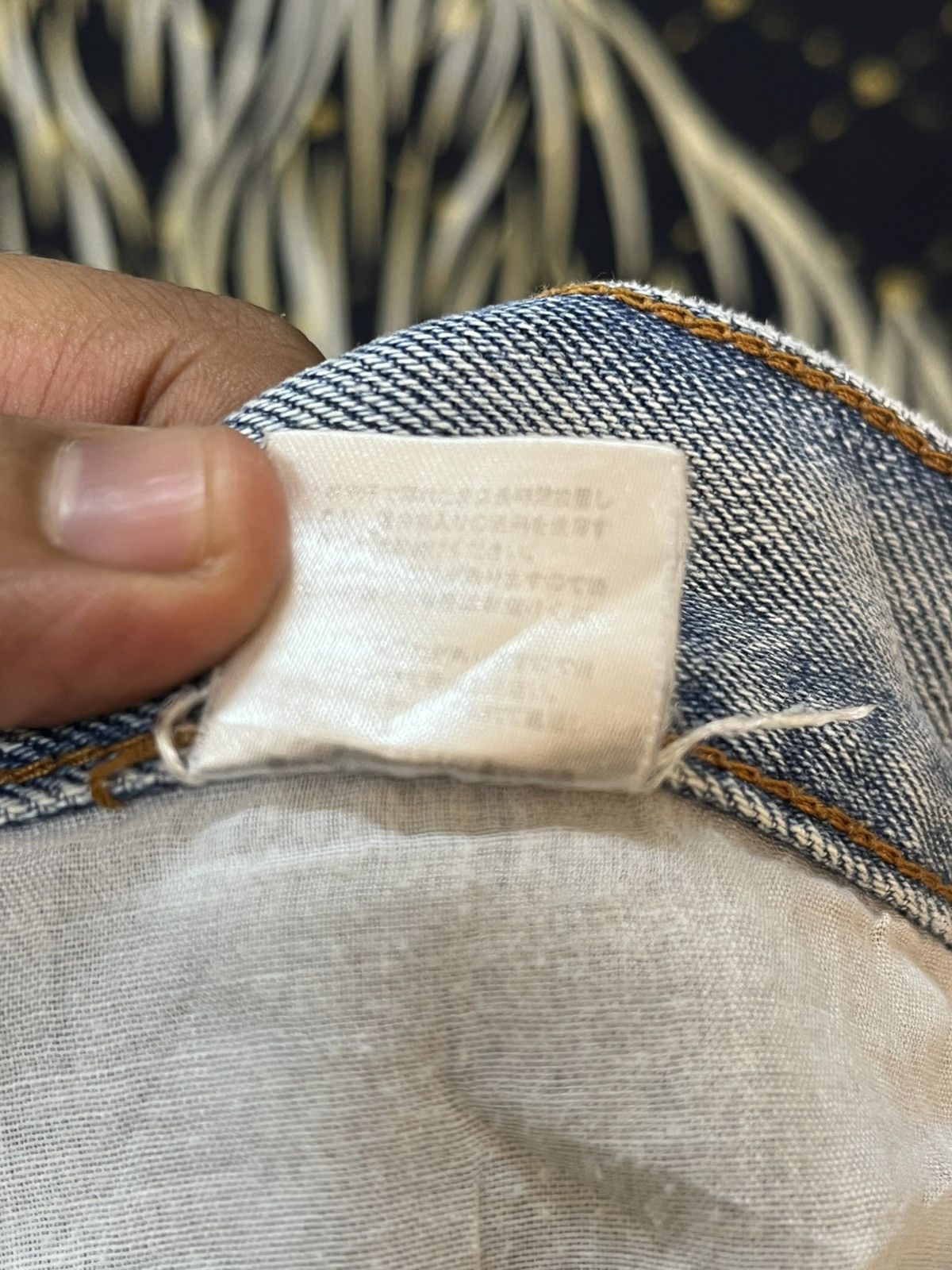 4GSELLER × Beauty Beast Vintage Alpasol Baggy Distressed Hairy Leg Denim Size US 36 / EU 52 - 10 Thumbnail