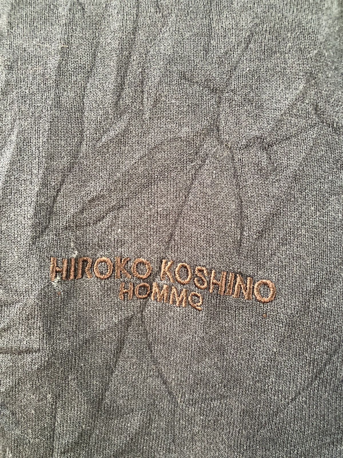 If Six Was Nine × Japanese Brand × Vintage 🔥Vintage 90s🔥Hiroko Koshino Homme Embroidered Sweatshirt Size US XL / EU 56 / 4 - 16 Thumbnail