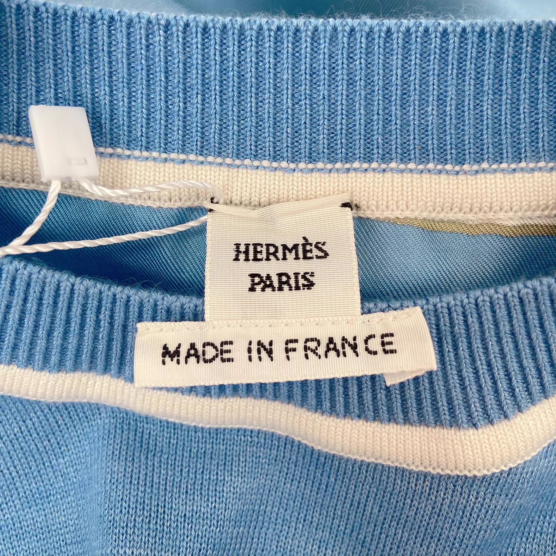 Hermes Hermes silk-knit T-shirt 36 Size XS / US 0-2 / IT 36-38 - 7 Thumbnail