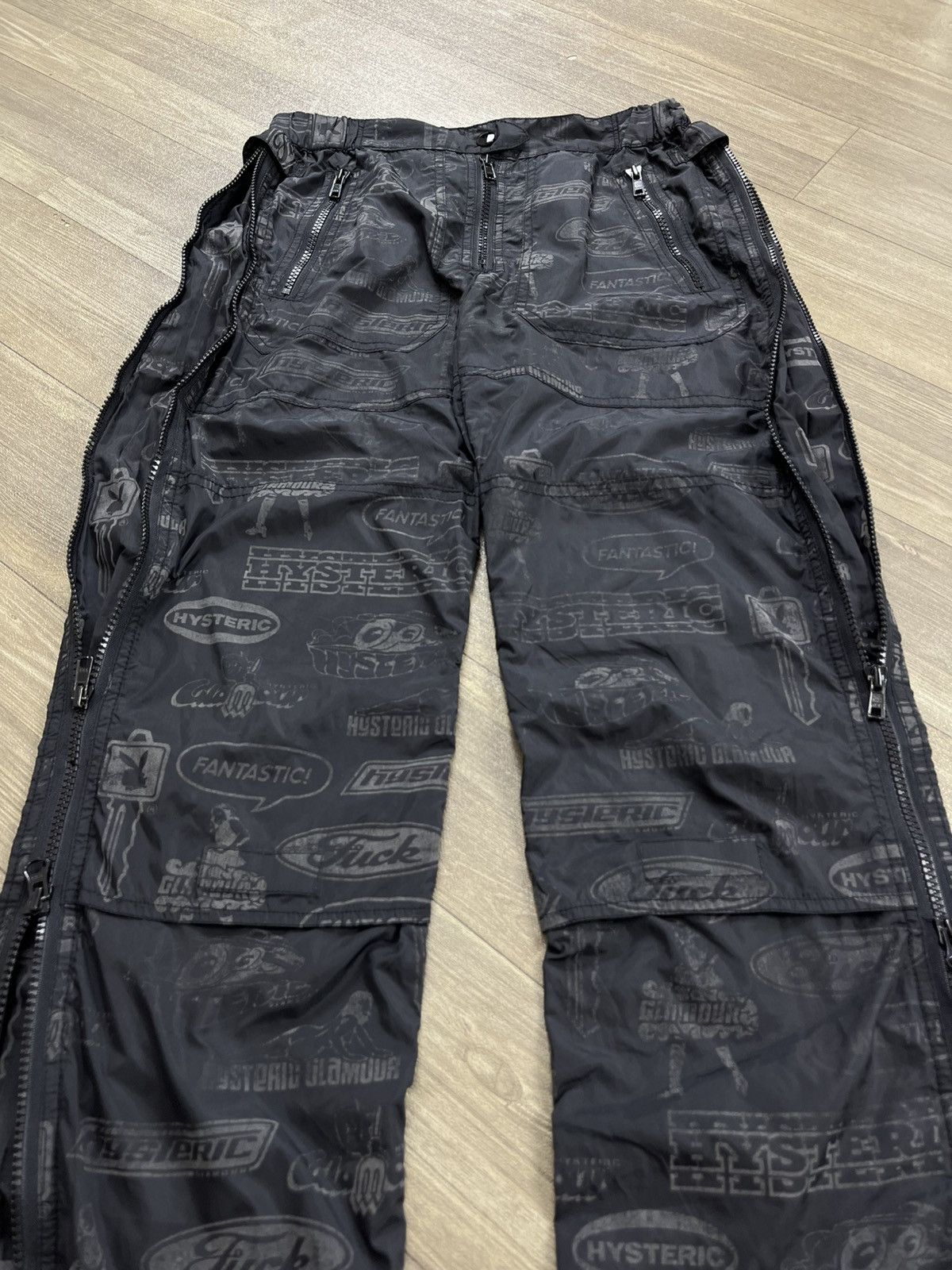 Hysteric Glamour Vintage 90’s Hysteric Glamour Fullprint Nylon Pants Size US 27 - 18 Thumbnail