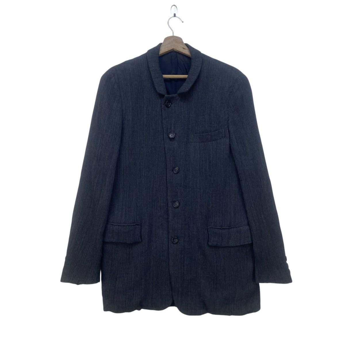 Tete Homme Tete Homme by Issey Miyake Pleated Coat Size US S / EU 44-46 / 1 - 1 Thumbnail