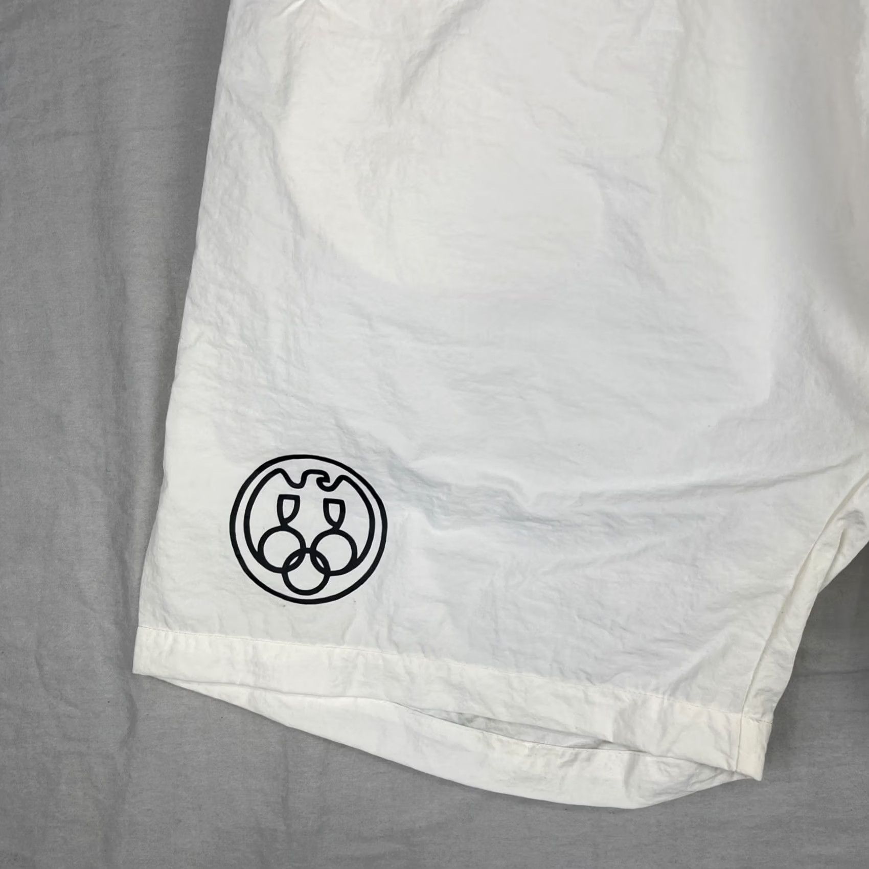 Yeezy Yeezy Shorts Mens XL White Nylon Drawstring Athletic Casual Vultures Gosha Rubchinskiy SH-01 YZY SPL Mens Size US 36 / EU 52 - 3 Thumbnail