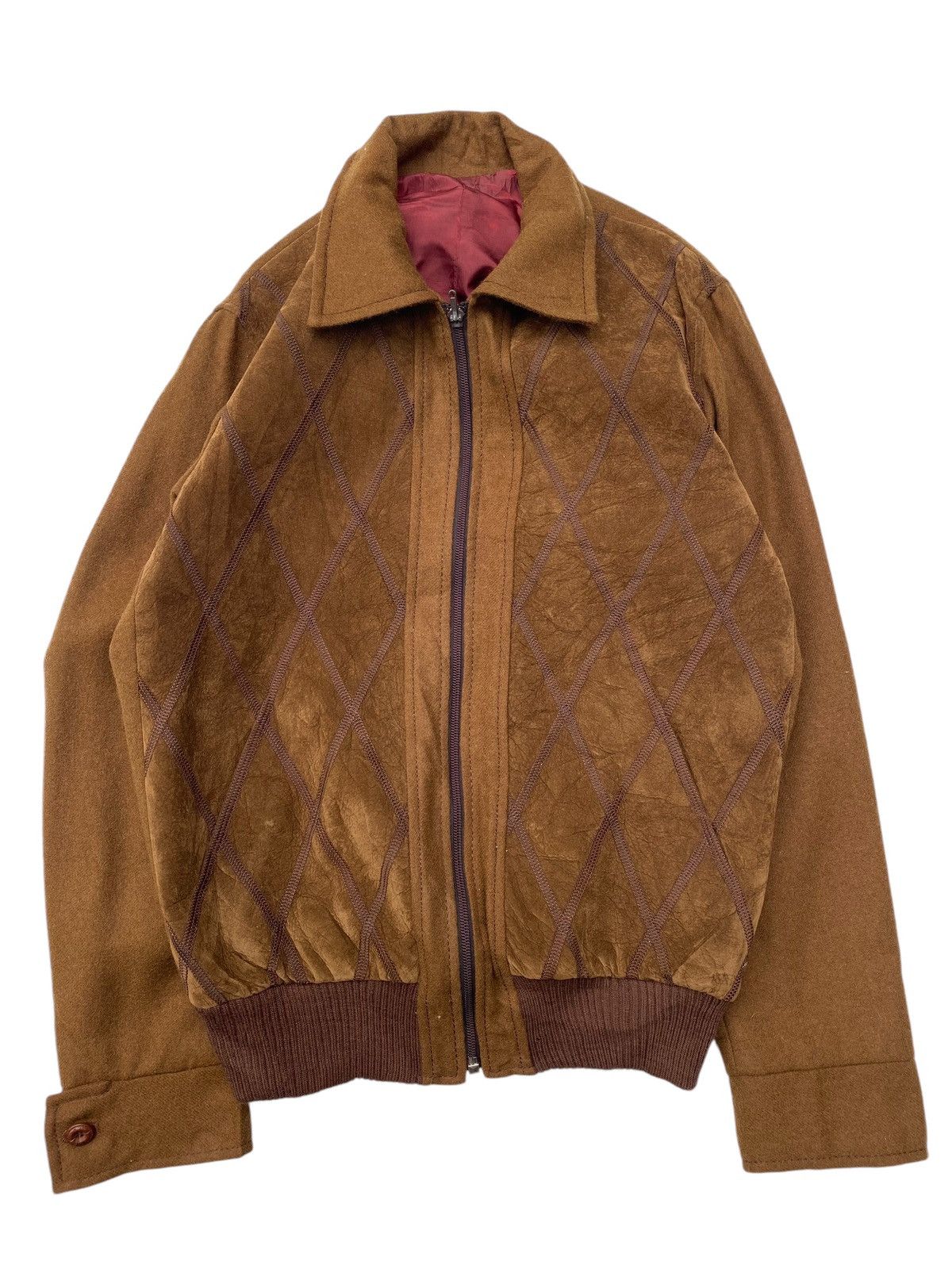 Japanese Brand × Vintage Vtg Machine Sport Line Bomber Jacket Style Size US L / EU 52-54 / 3 - 1 Thumbnail