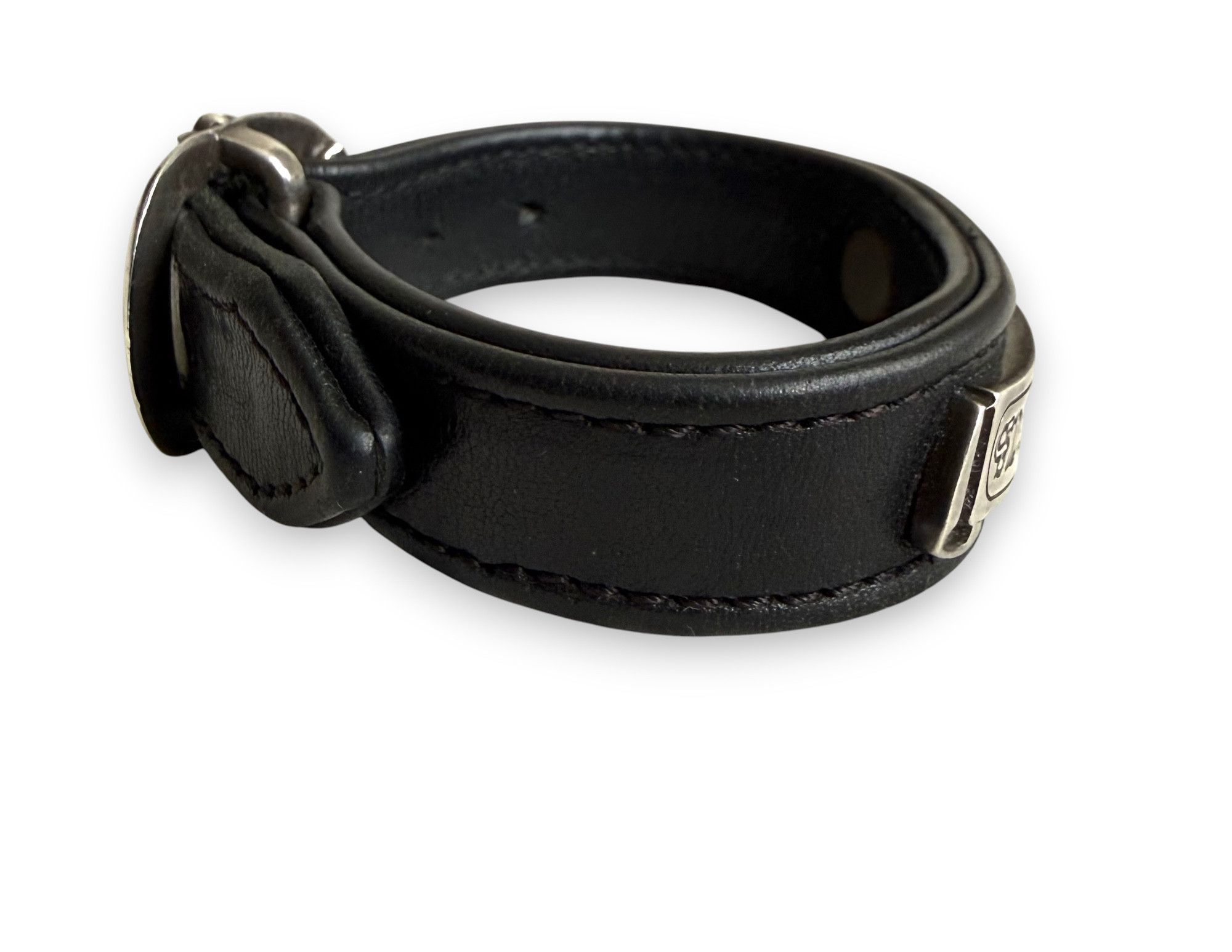 Chrome Hearts Chrome Hearts Gunslinger Scroll Leather Bracelet Size ONE SIZE - 4 Thumbnail