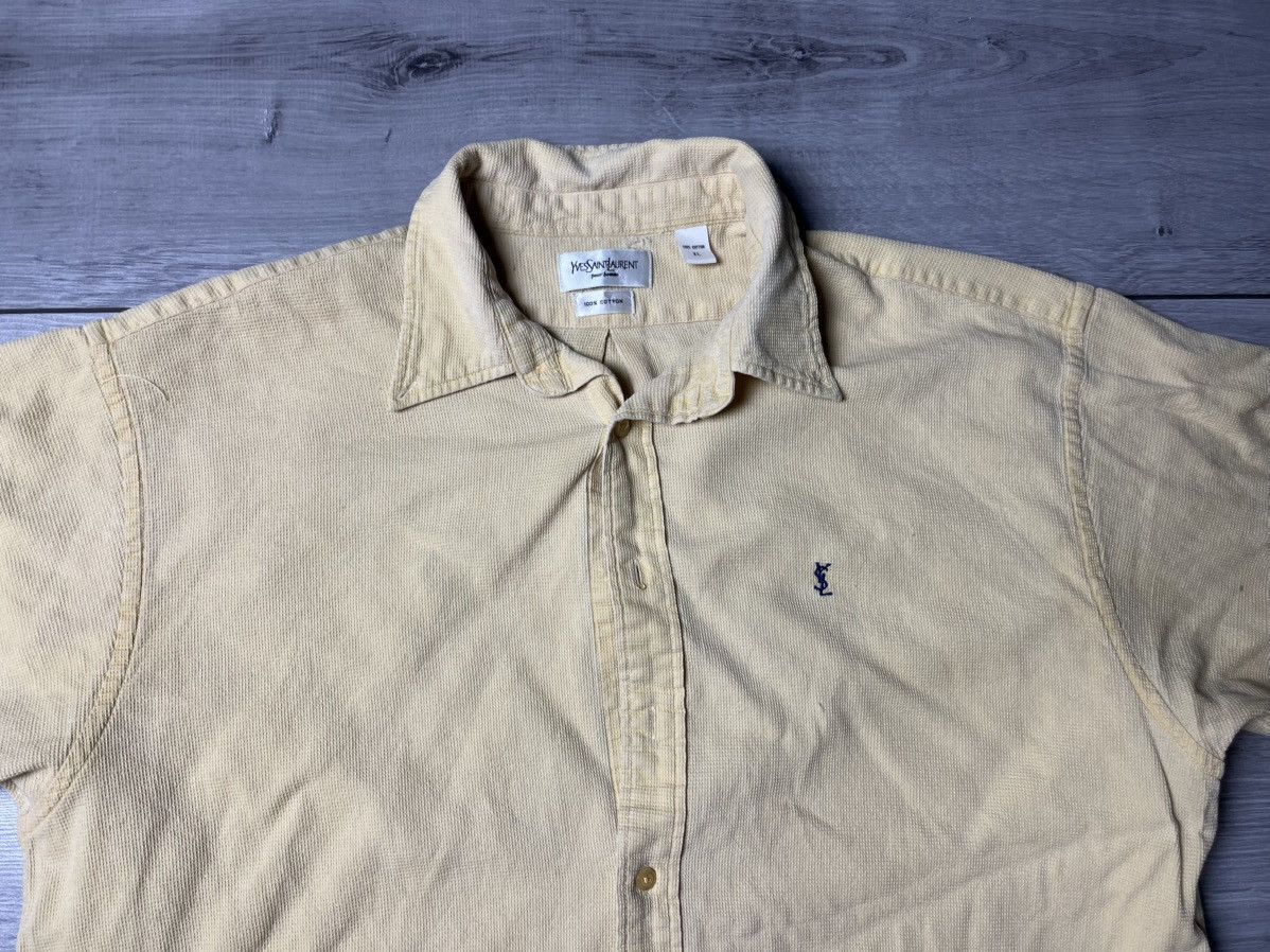 Yves Saint Laurent Yves saint Laurent corduroy shirt classic size XLarge Size US XL / EU 56 / 4 - 3 Thumbnail