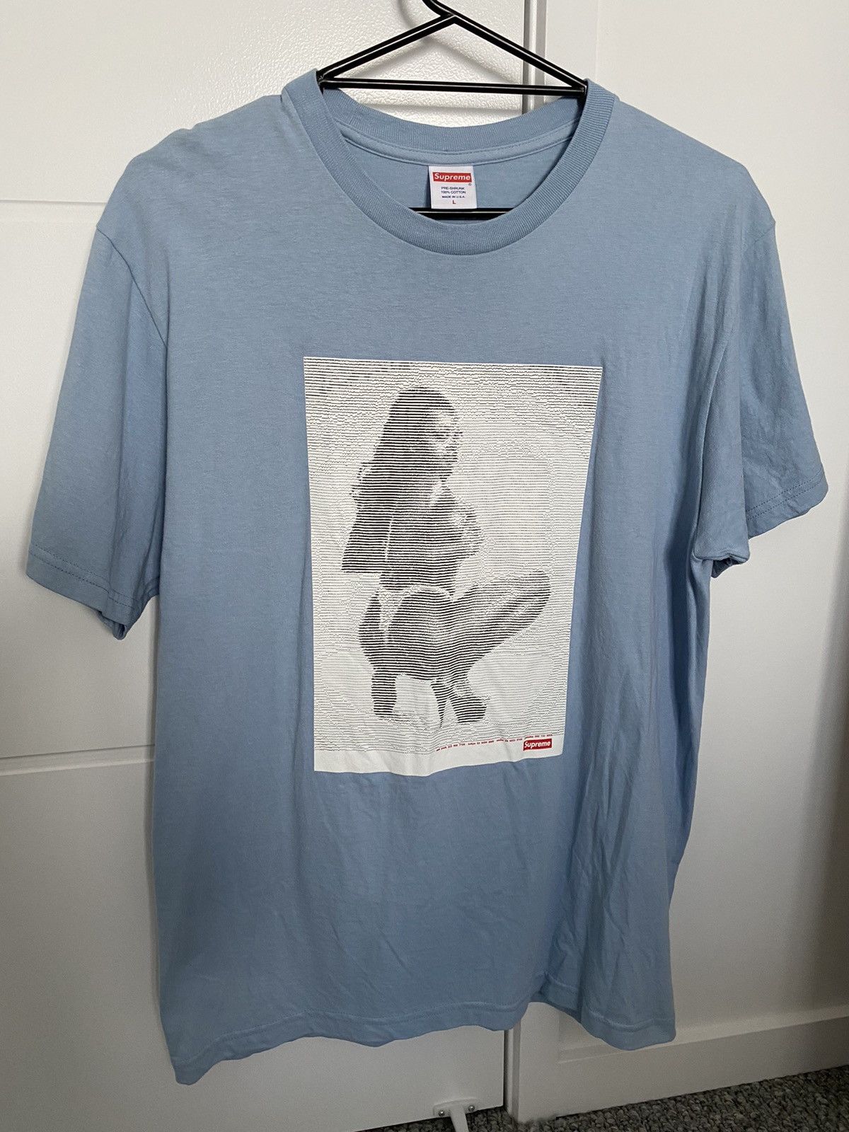 Supreme Light Blue Digi Tee | Grailed