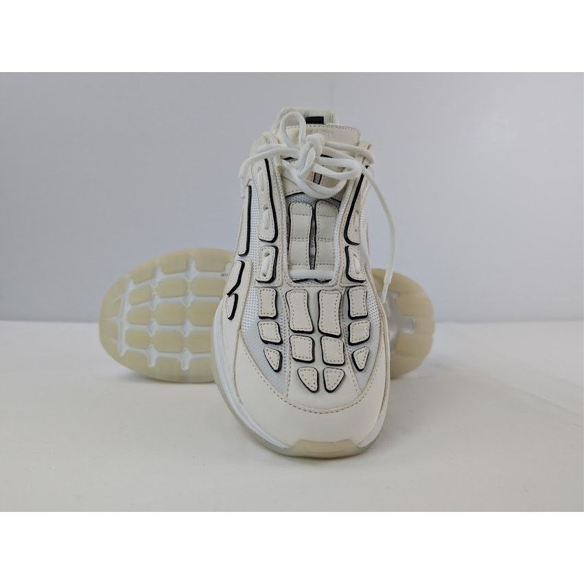 Amiri o1rshd1 Bone Runner Sneakers in White / Black Painted Edge Size US 14 / EU 47 - 13 Thumbnail