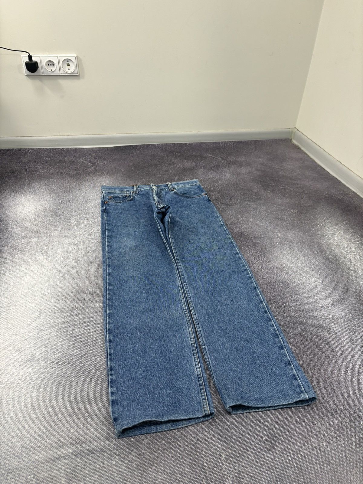 Levi's Vintage 90s Levi’s 501 Made In Usa Blue Hype Denim Jeans Size US 29 - 8 Thumbnail