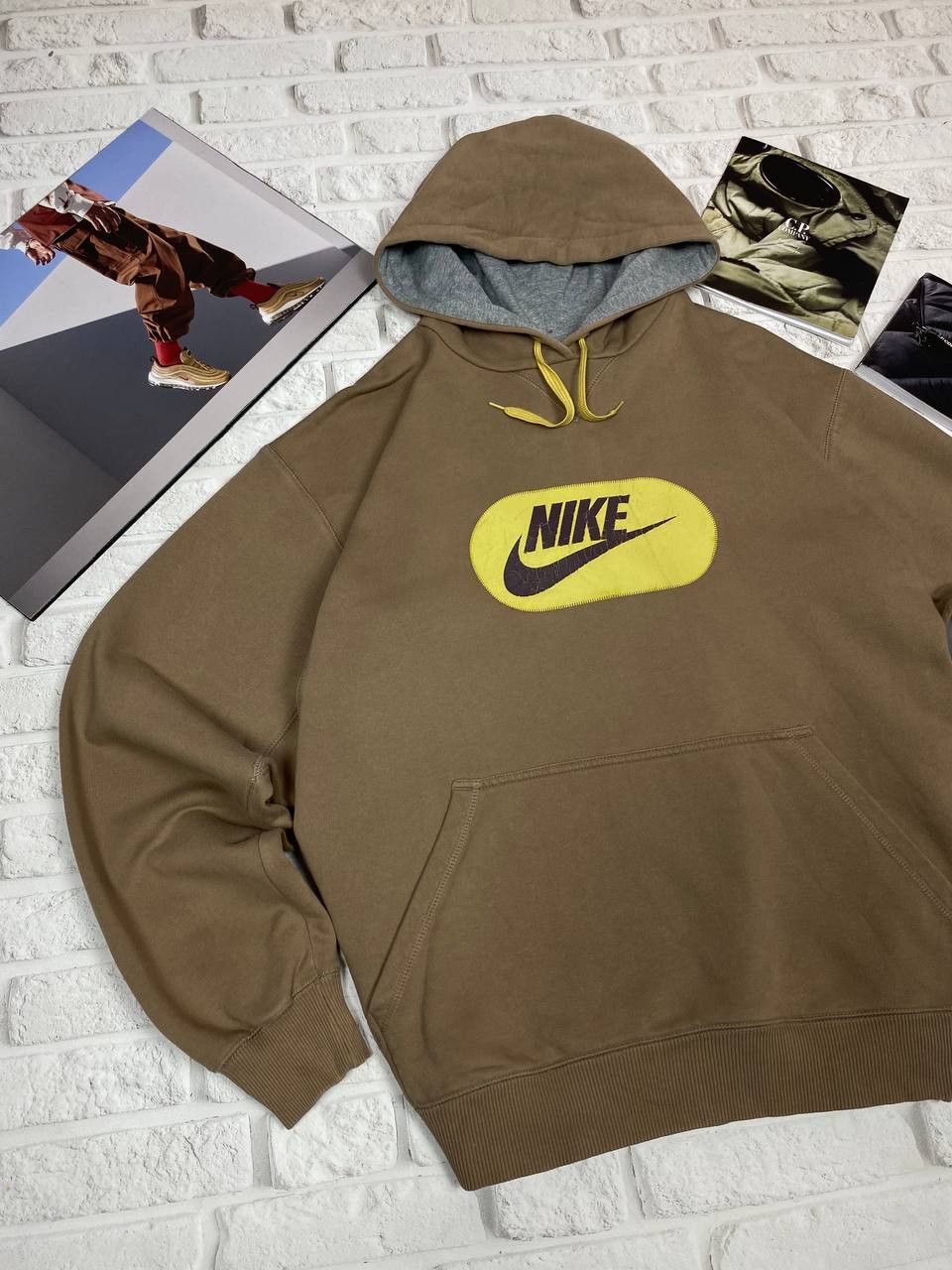 Nike Vintage Nike Hoodie Medium Brown Fleece Travis Scott Size XL Size US XL / EU 56 / 4 - 1 Thumbnail