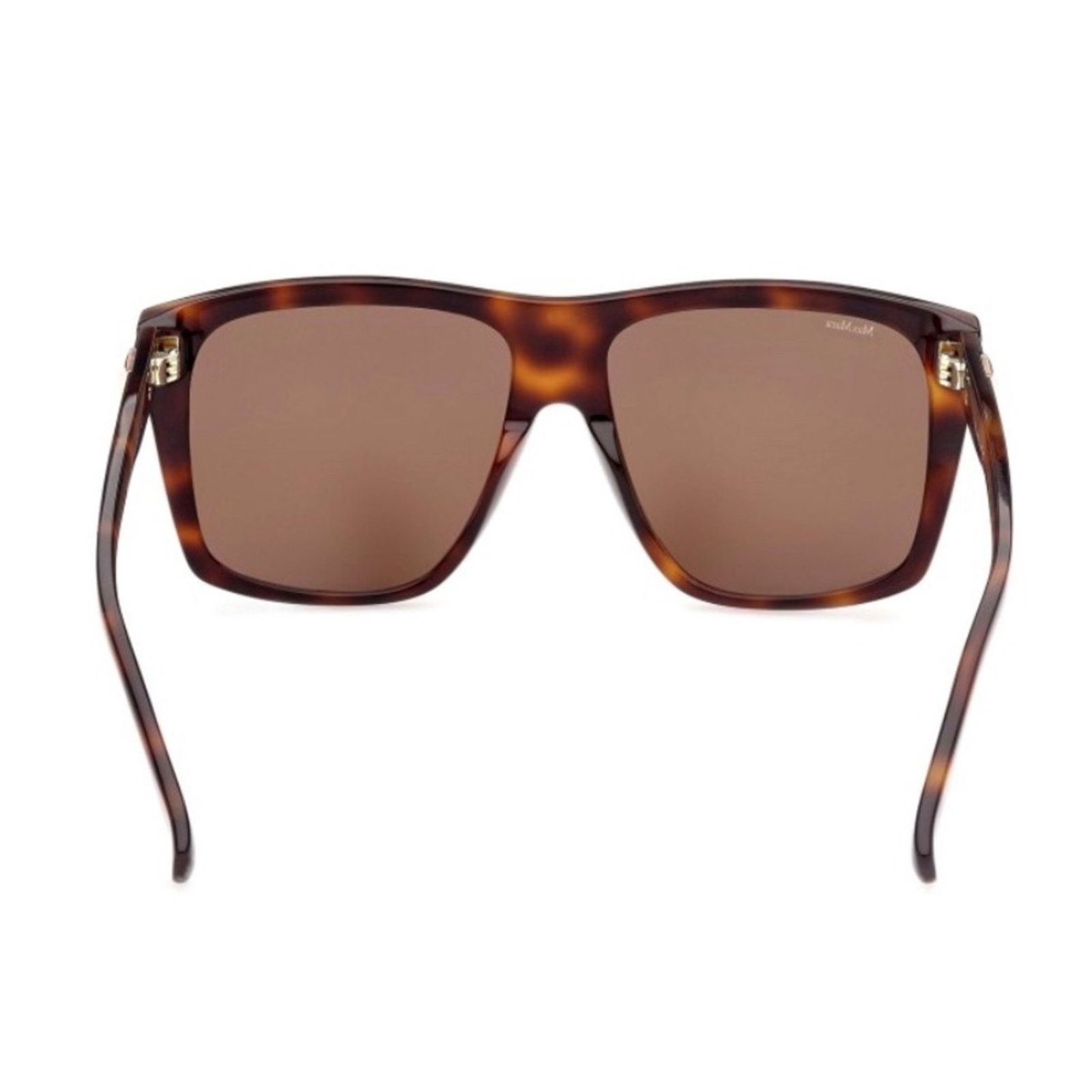 Max Mara NEW MAXMARA Prism Oversize Brown Square Gold Stud Sunglasses Size ONE SIZE - 10 Thumbnail
