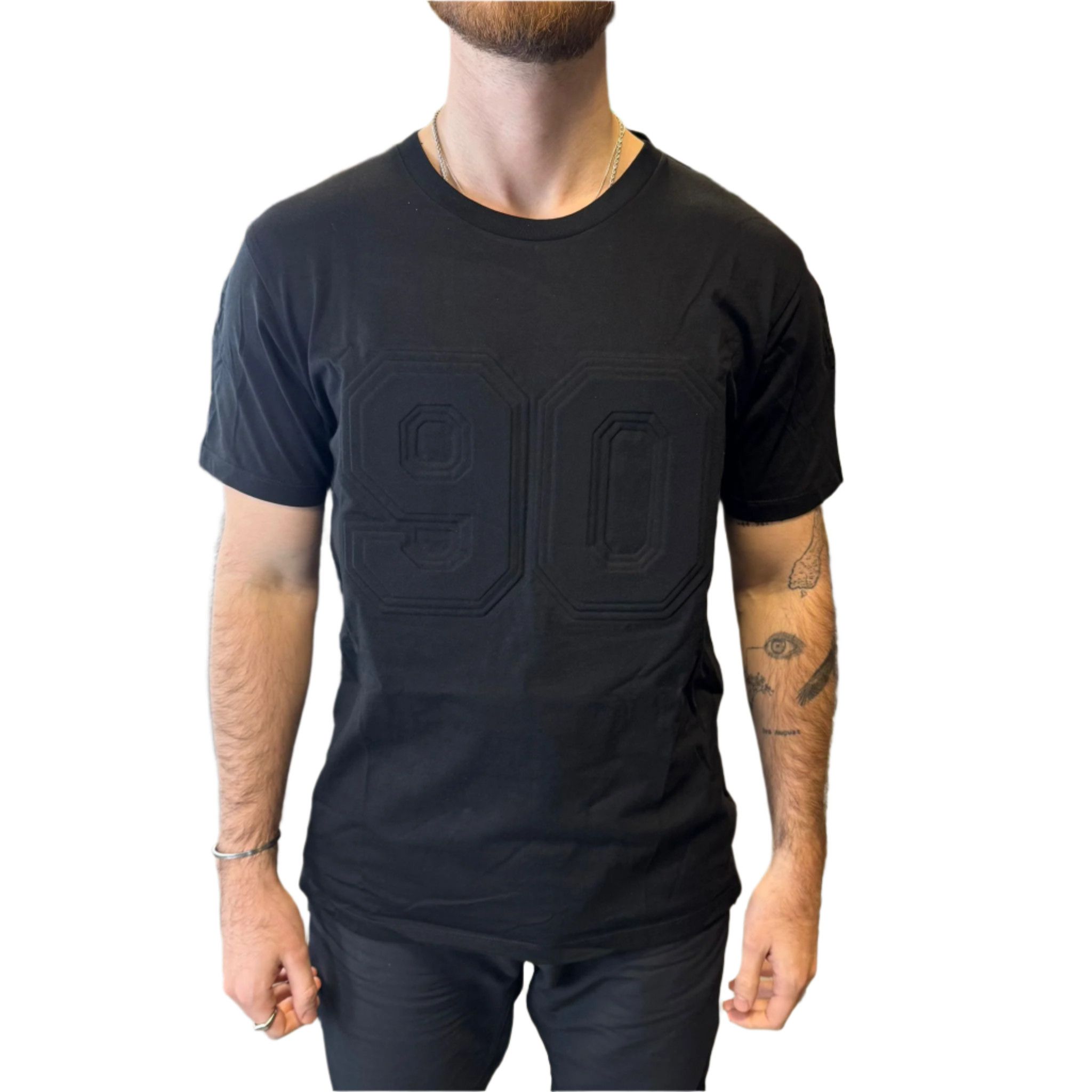 Marcelo Burlon Black Padded 90 T-Shirt Size US L / EU 52-54 / 3 - 1 Thumbnail