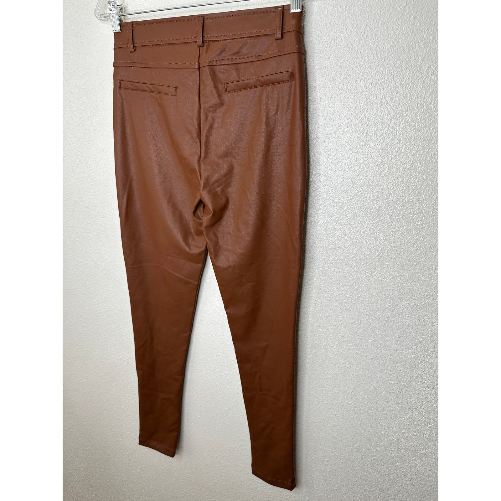 Other NWT Hunter & Brown Faux Leather High Waist Skinny Pant S Size 25" / US 0 / IT 36 - 8 Thumbnail