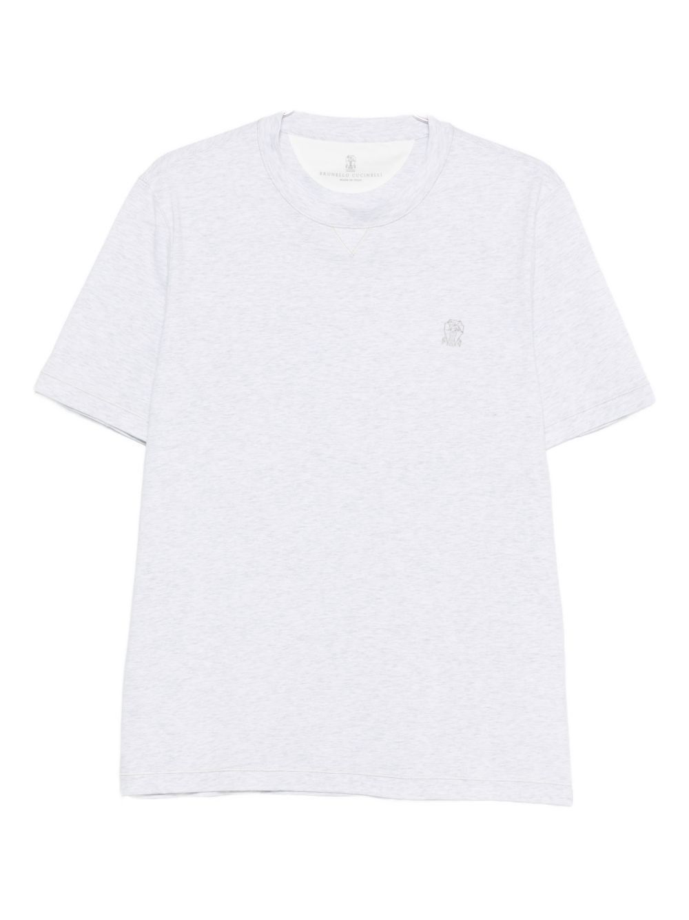 Brunello Cucinelli LOGO COTTON T-SHIRT Size US XXL / EU 58 / 5 - 1 Thumbnail