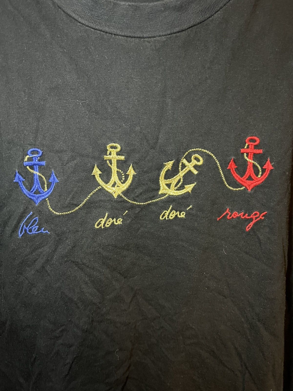 Sonia Rykiel Vintage Sonia Rykiel Paris sail boat embroidery t-shirt Size US XL / EU 56 / 4 - 4 Thumbnail
