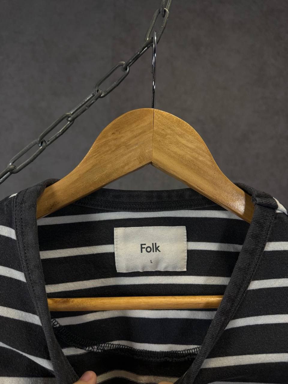Folk Folk designer striped tee Size US L / EU 52-54 / 3 - 4 Thumbnail