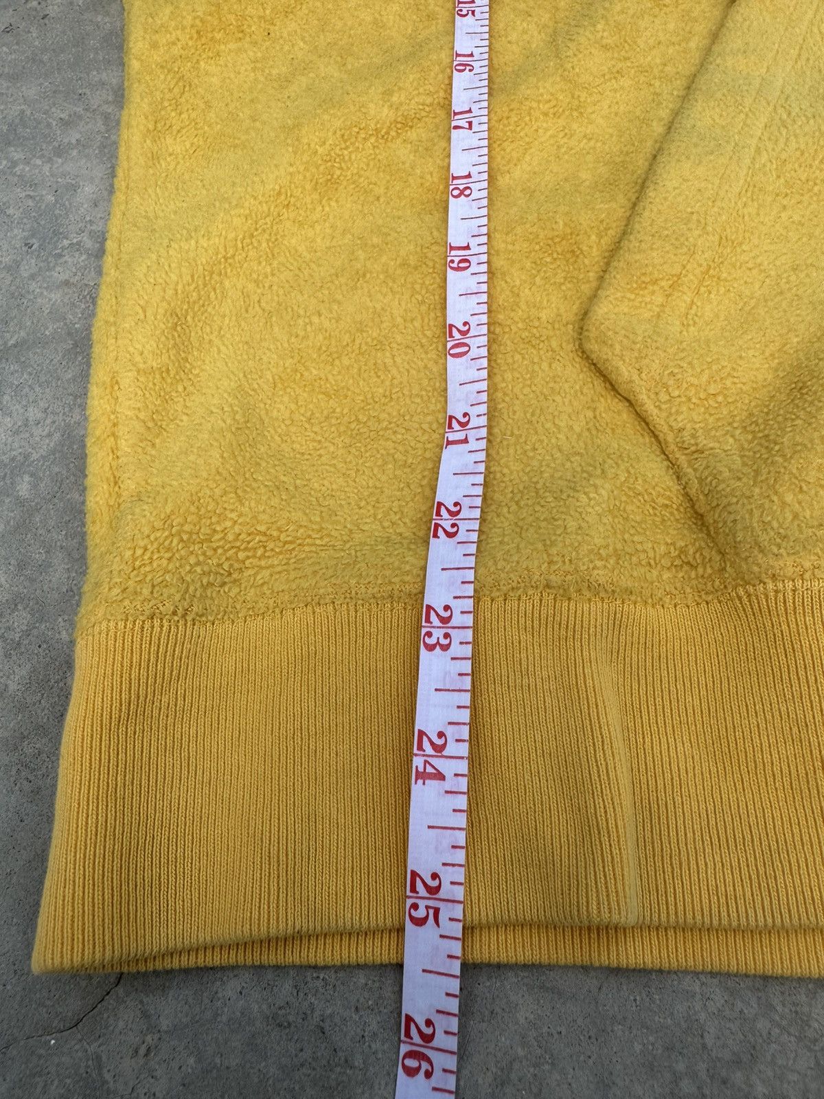 Gap Gap Yellow Velvet Hoodie Vintage Size US XL / EU 56 / 4 - 5 Thumbnail