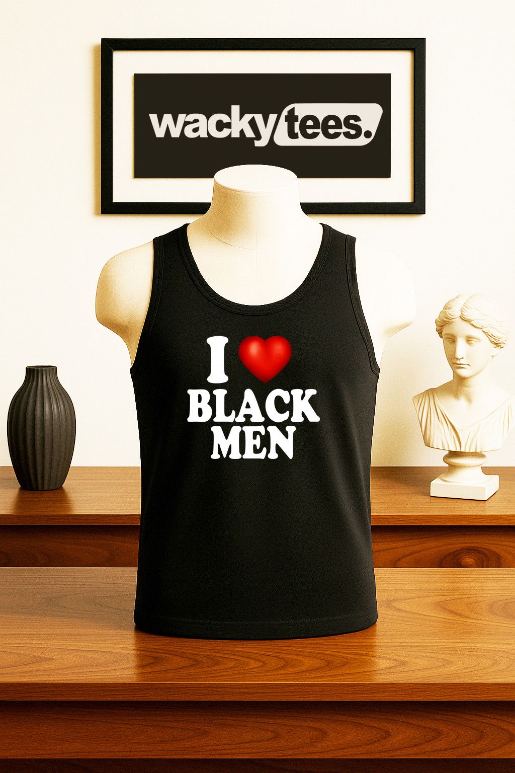 Other I Love Black Men I Heart Chocolate Adult Graphic Tee Shirt Size US L / EU 52-54 / 3 - 4 Thumbnail